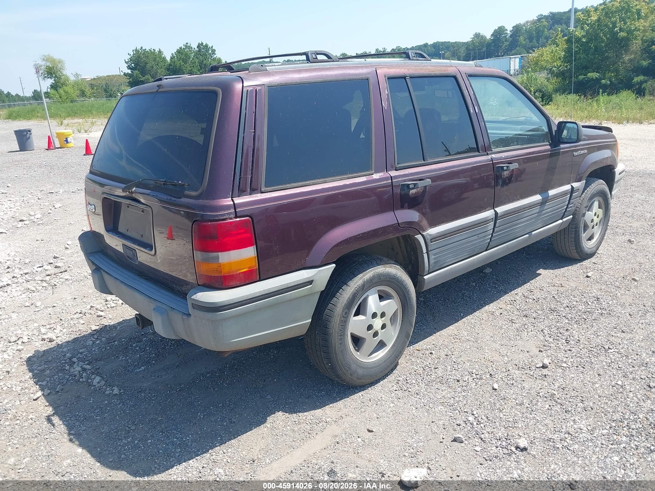 1995 Jeep Grand Cherokee Laredo Burgundy vin: 1J4FX58S3SC739643
