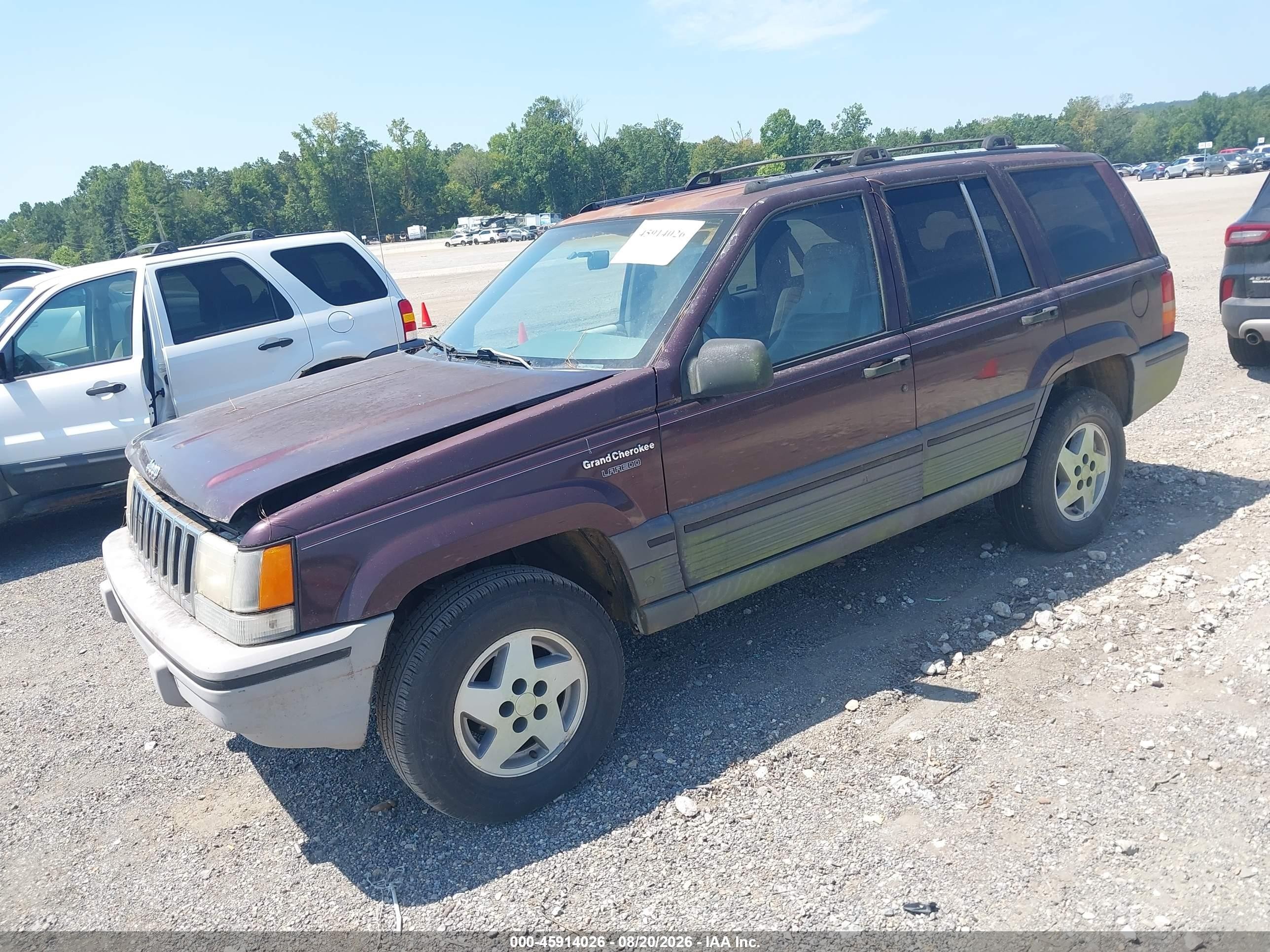 1995 Jeep Grand Cherokee Laredo Burgundy vin: 1J4FX58S3SC739643