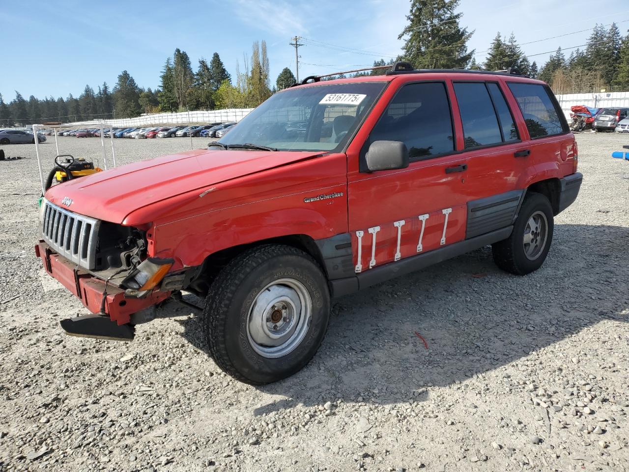1994 Jeep Grand Cherokee Laredo Красный vin: 1J4FX58S5RC178260