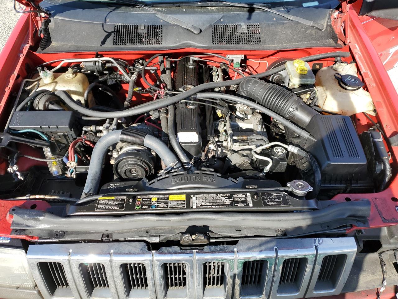 1994 Jeep Grand Cherokee Laredo Красный vin: 1J4FX58S5RC178260