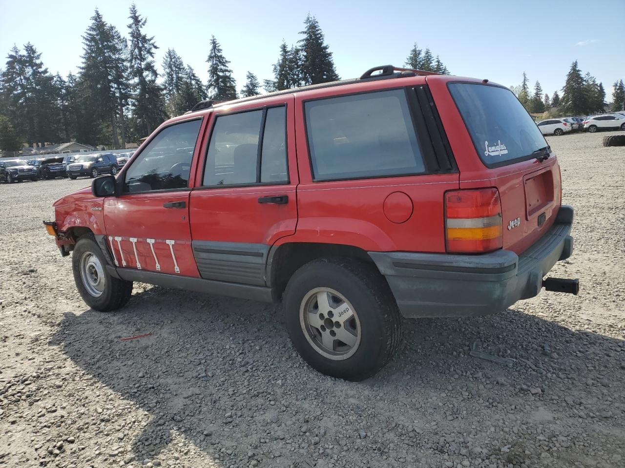 1994 Jeep Grand Cherokee Laredo Красный vin: 1J4FX58S5RC178260