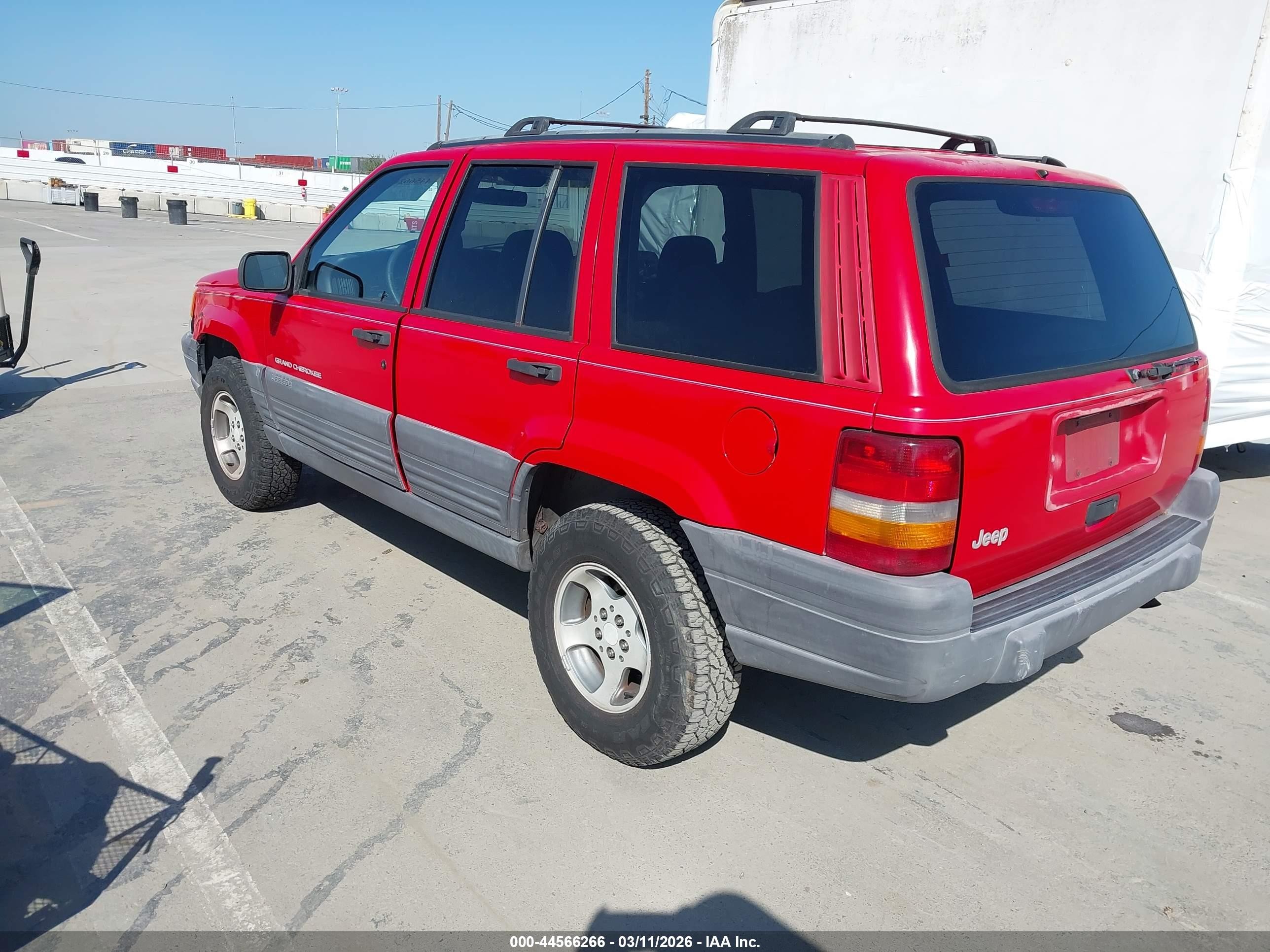 1996 Jeep Grand Cherokee Laredo Red vin: 1J4FX58S5TC339665