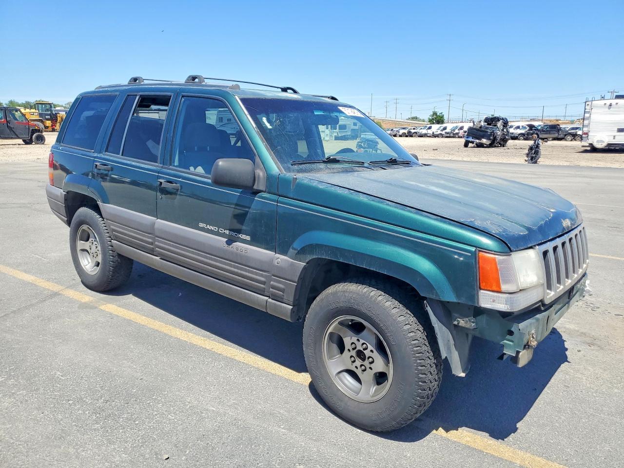 1996 Jeep Grand Cherokee Laredo Green vin: 1J4FX58S6TC173642