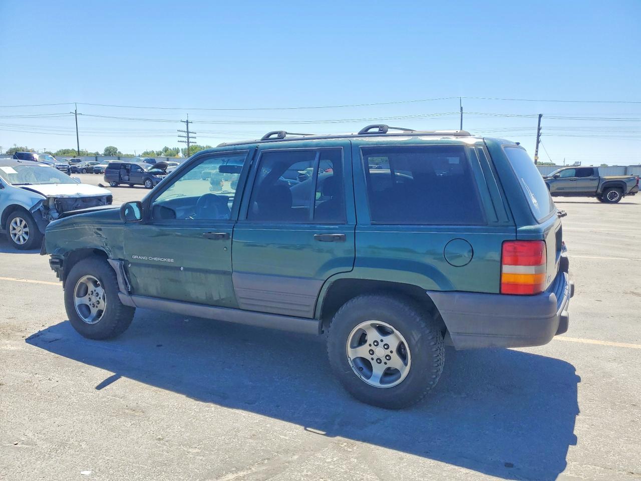 1996 Jeep Grand Cherokee Laredo Green vin: 1J4FX58S6TC173642