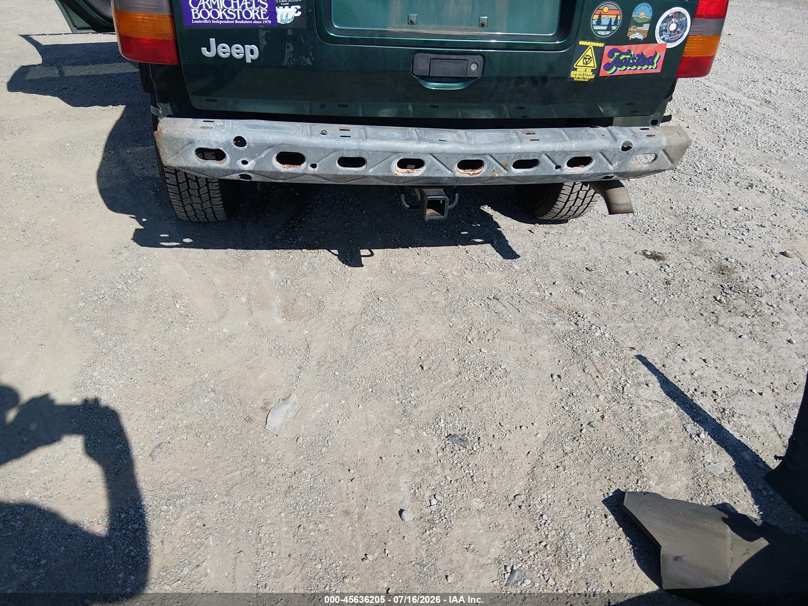 1998 Jeep Grand Cherokee Laredo Green vin: 1J4FX58S8WC145460