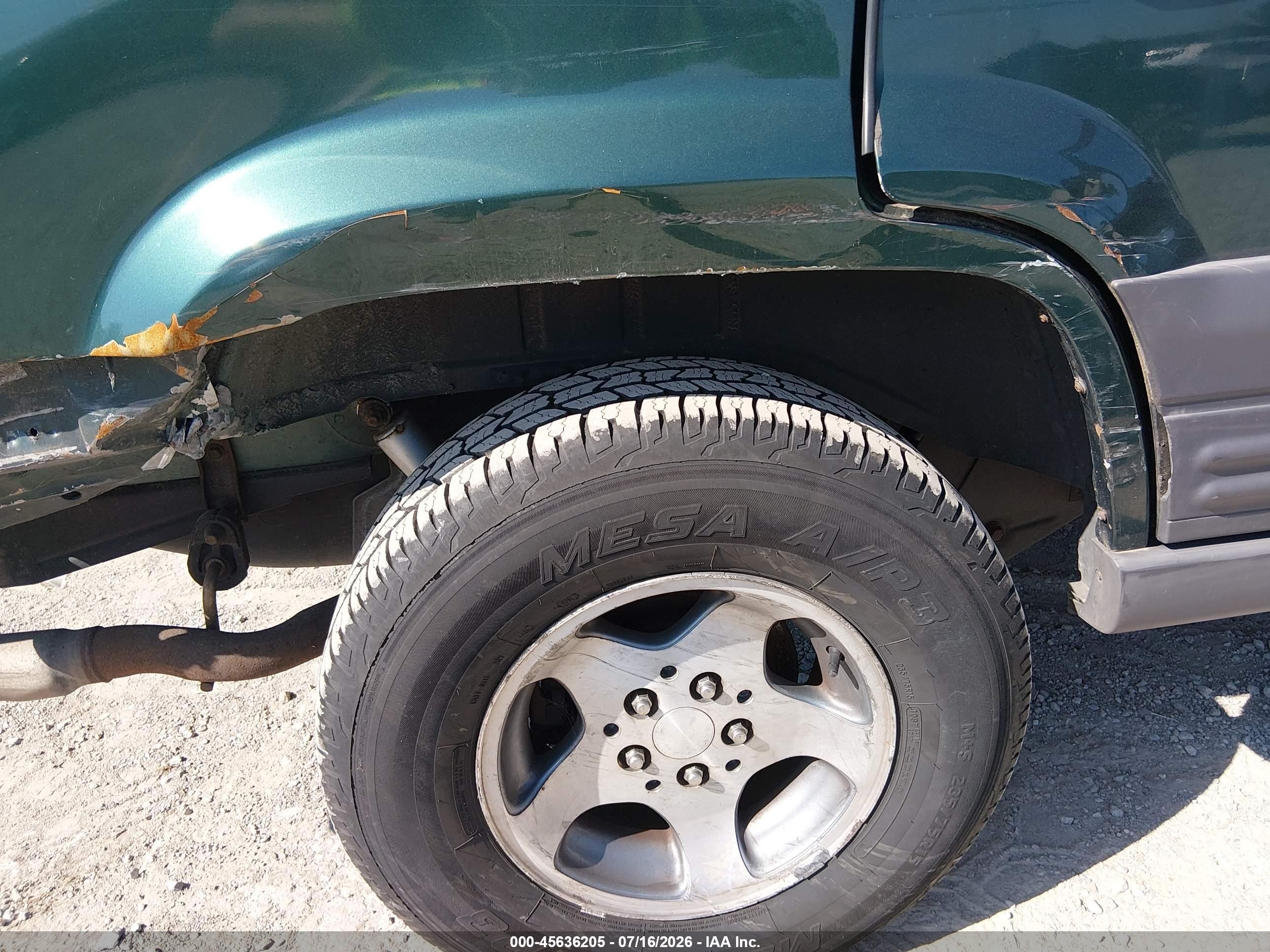 1998 Jeep Grand Cherokee Laredo Green vin: 1J4FX58S8WC145460