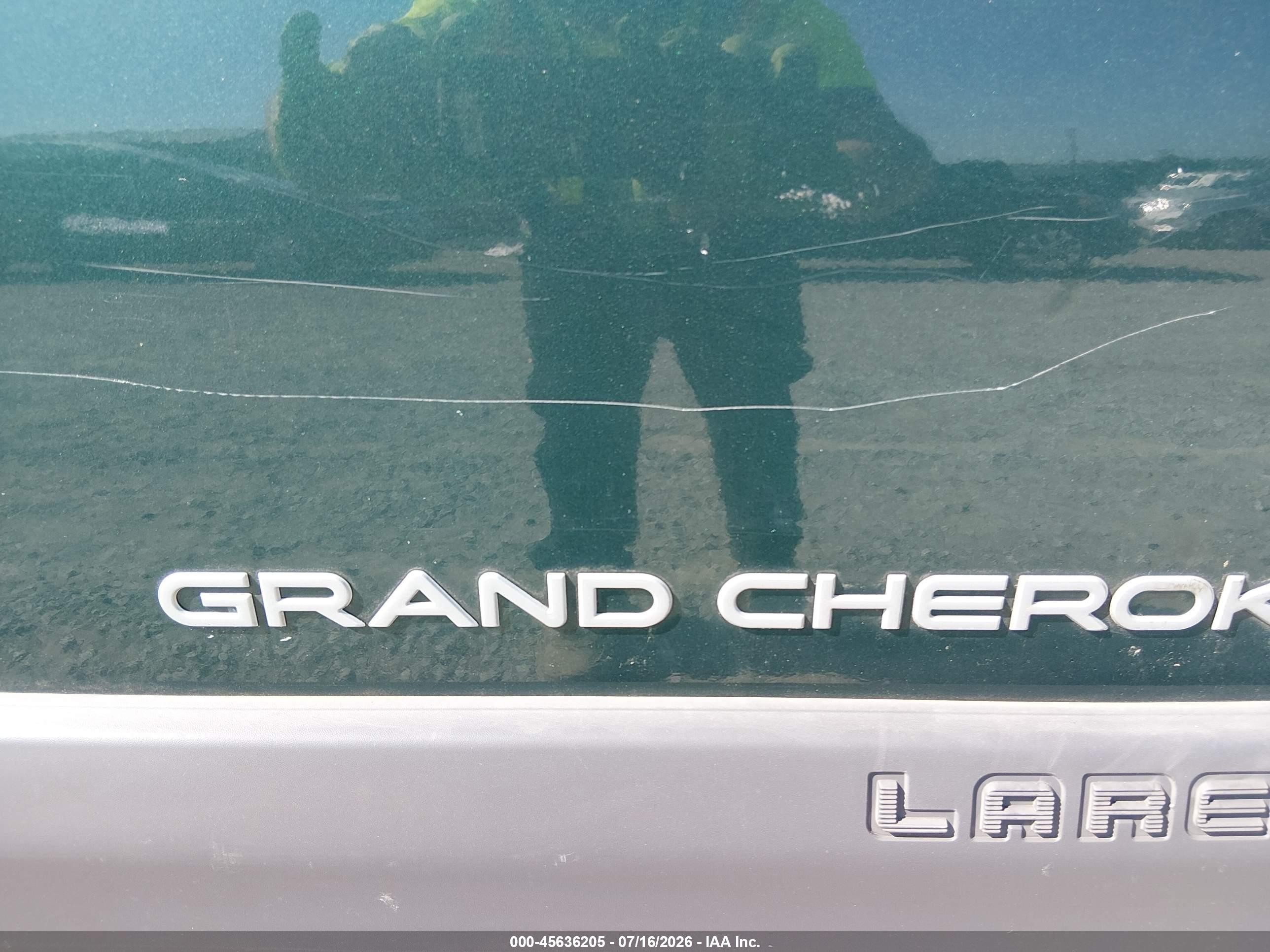 1998 Jeep Grand Cherokee Laredo Green vin: 1J4FX58S8WC145460