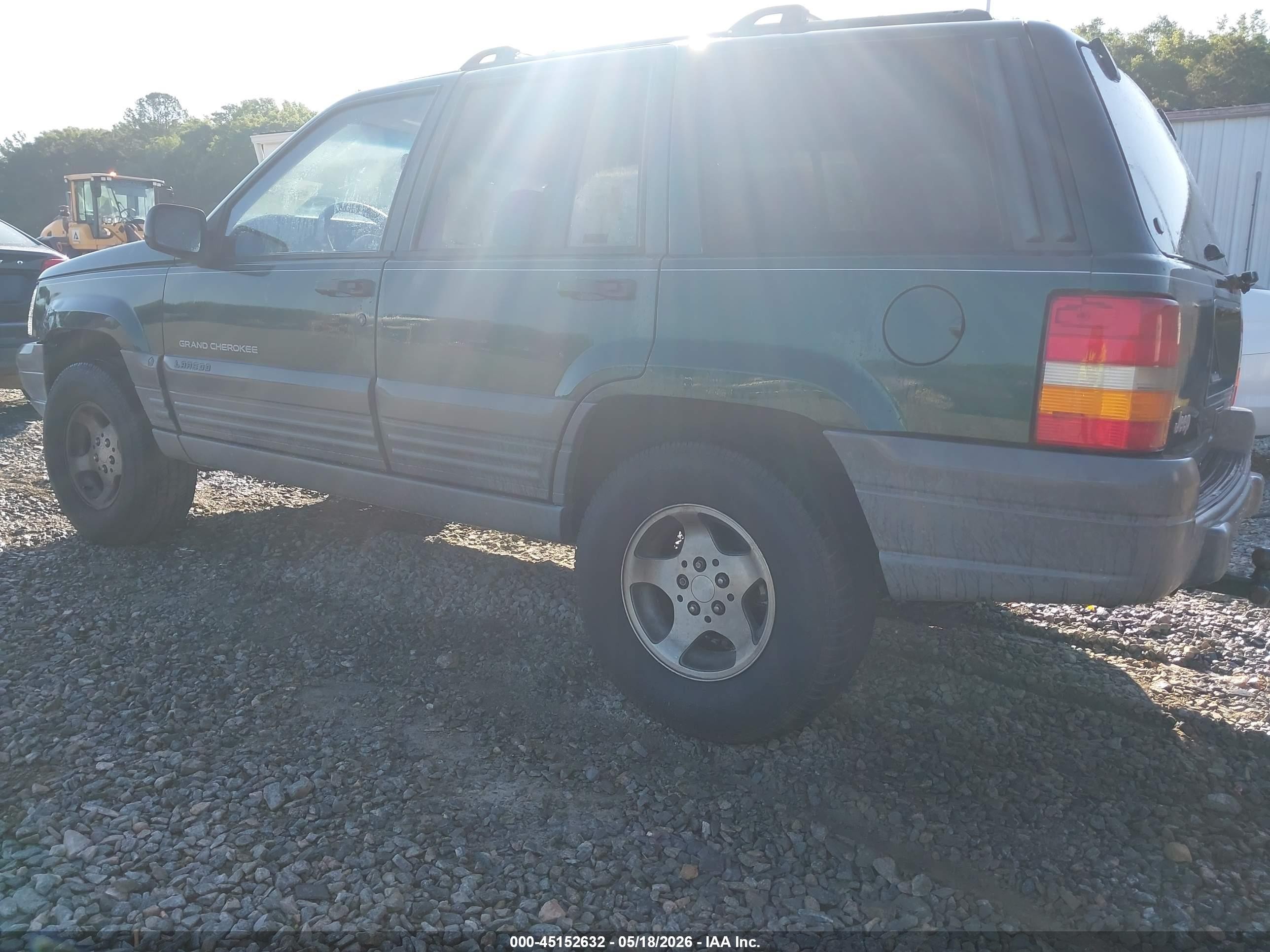 1998 Jeep Grand Cherokee Laredo Green vin: 1J4FX58S9WC124908