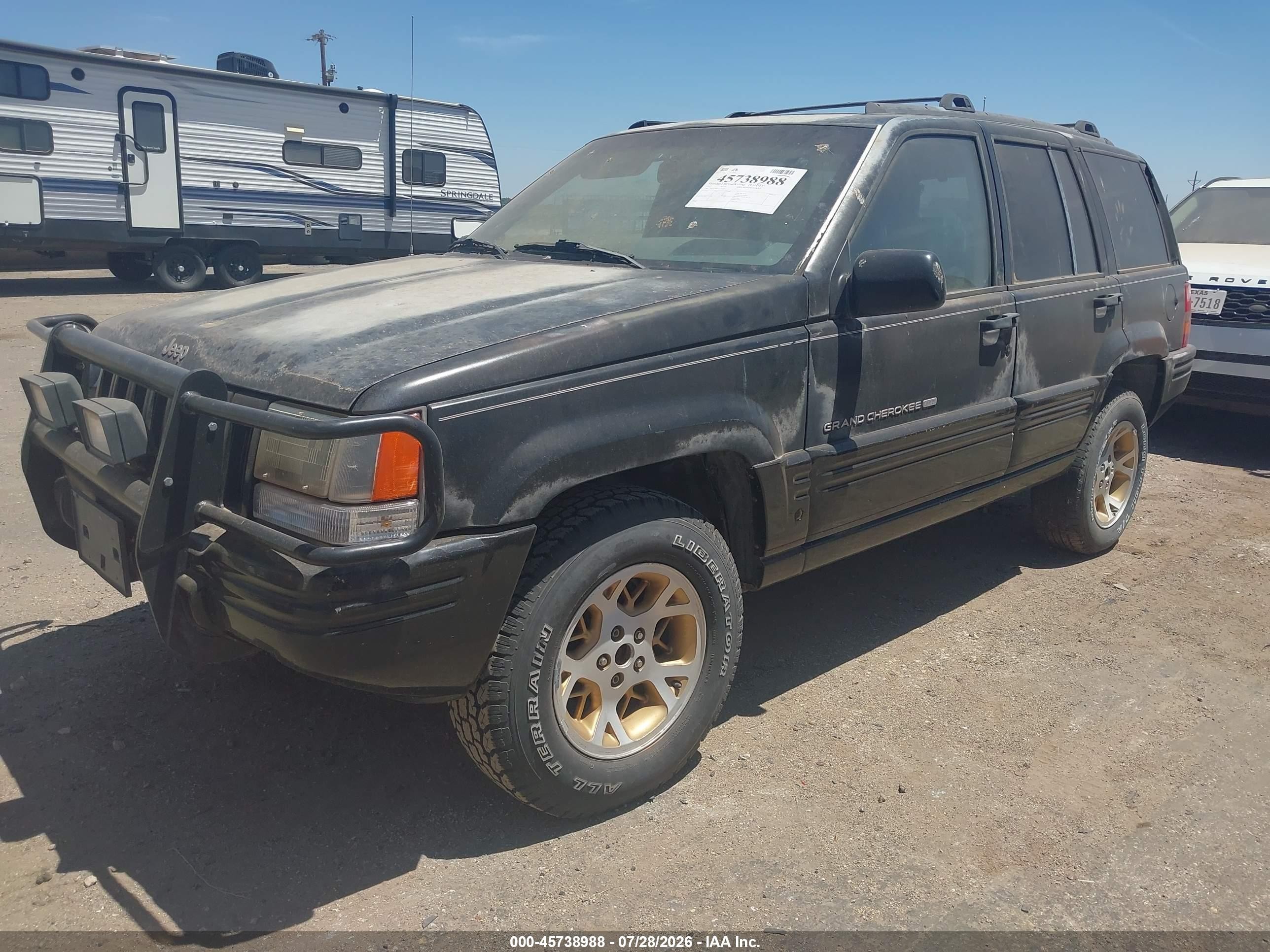 1997 Jeep Grand Cherokee Limited Black vin: 1J4FX78S4VC763580