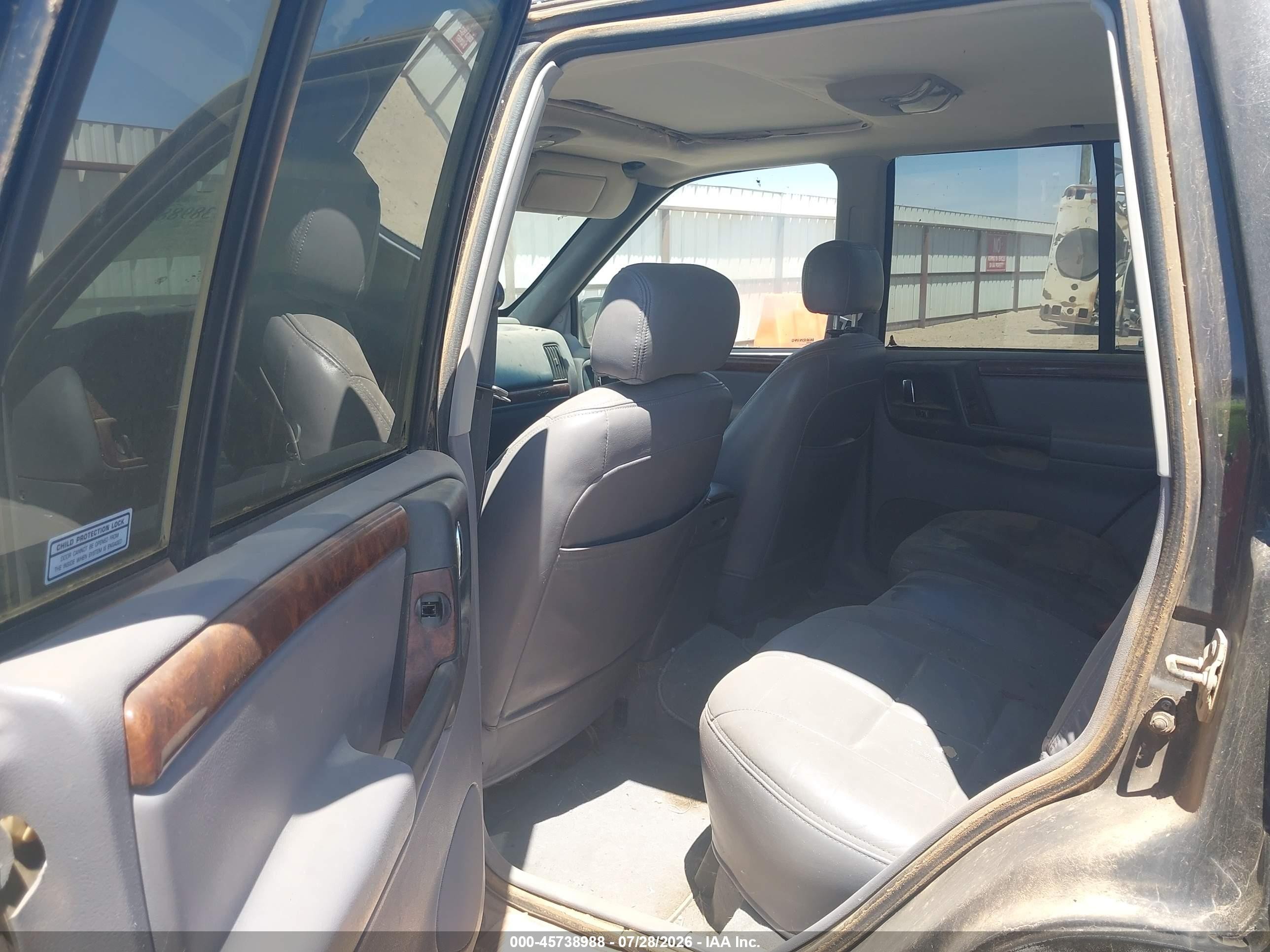 1997 Jeep Grand Cherokee Limited Black vin: 1J4FX78S4VC763580