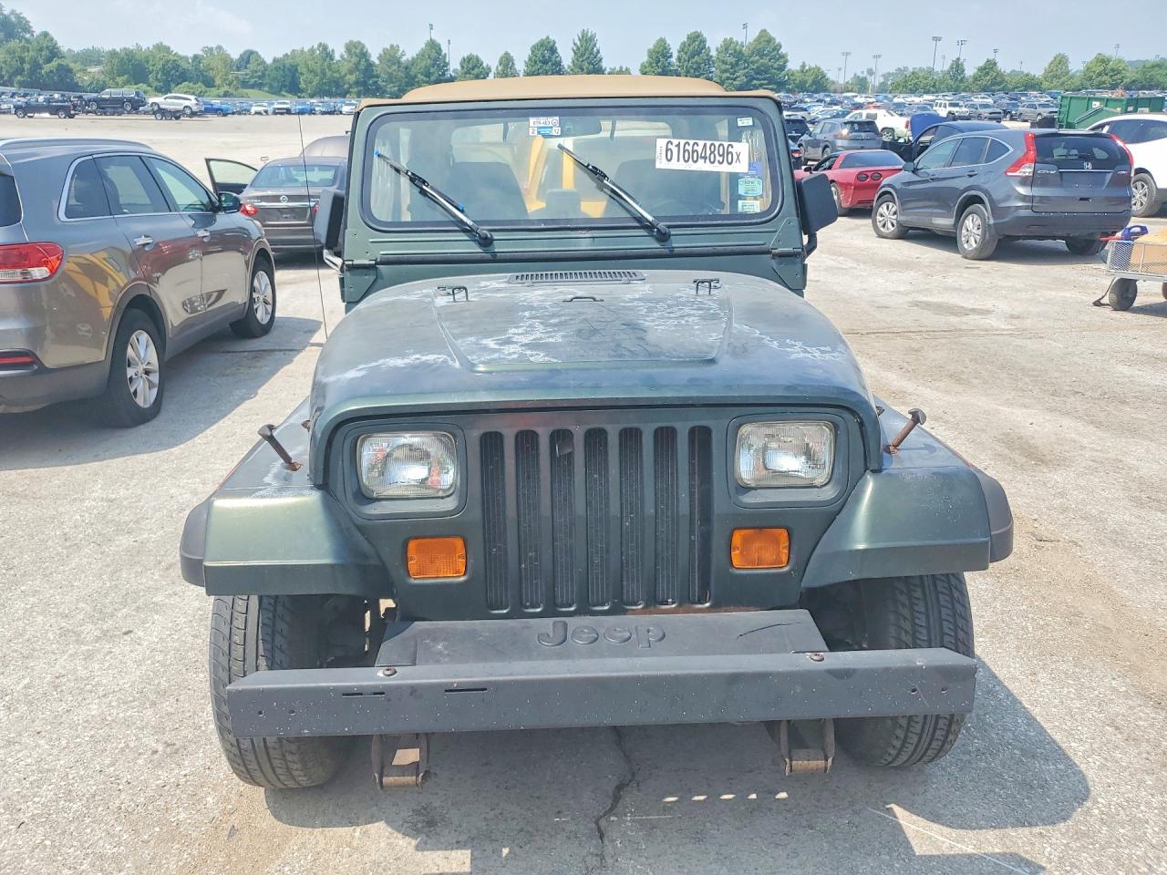 1995 Jeep Wrangler / Yj S Green vin: 1J4FY19P0SP220252