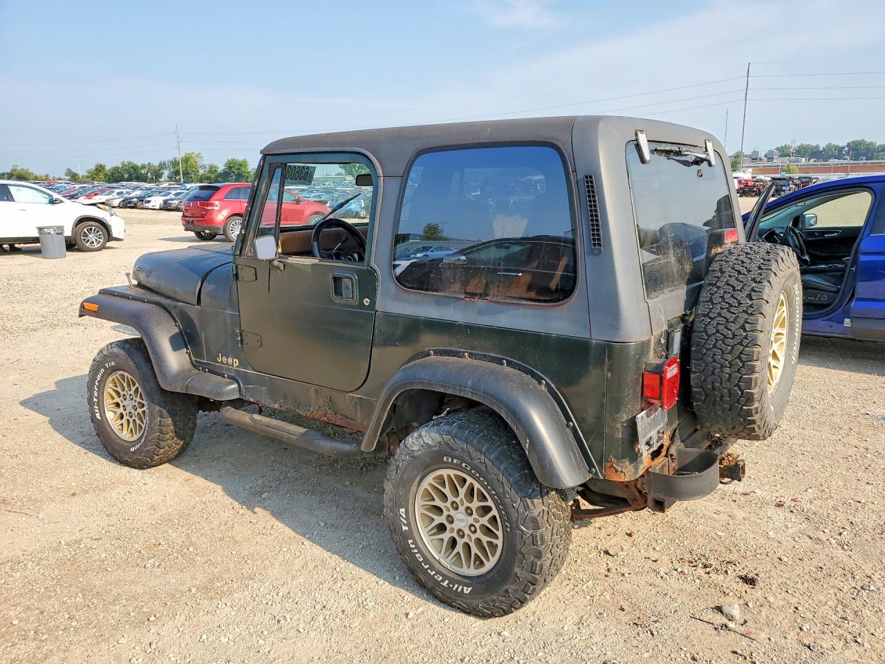 1995 Jeep Wrangler / Yj Green vin: 1J4FY19P0SP263067