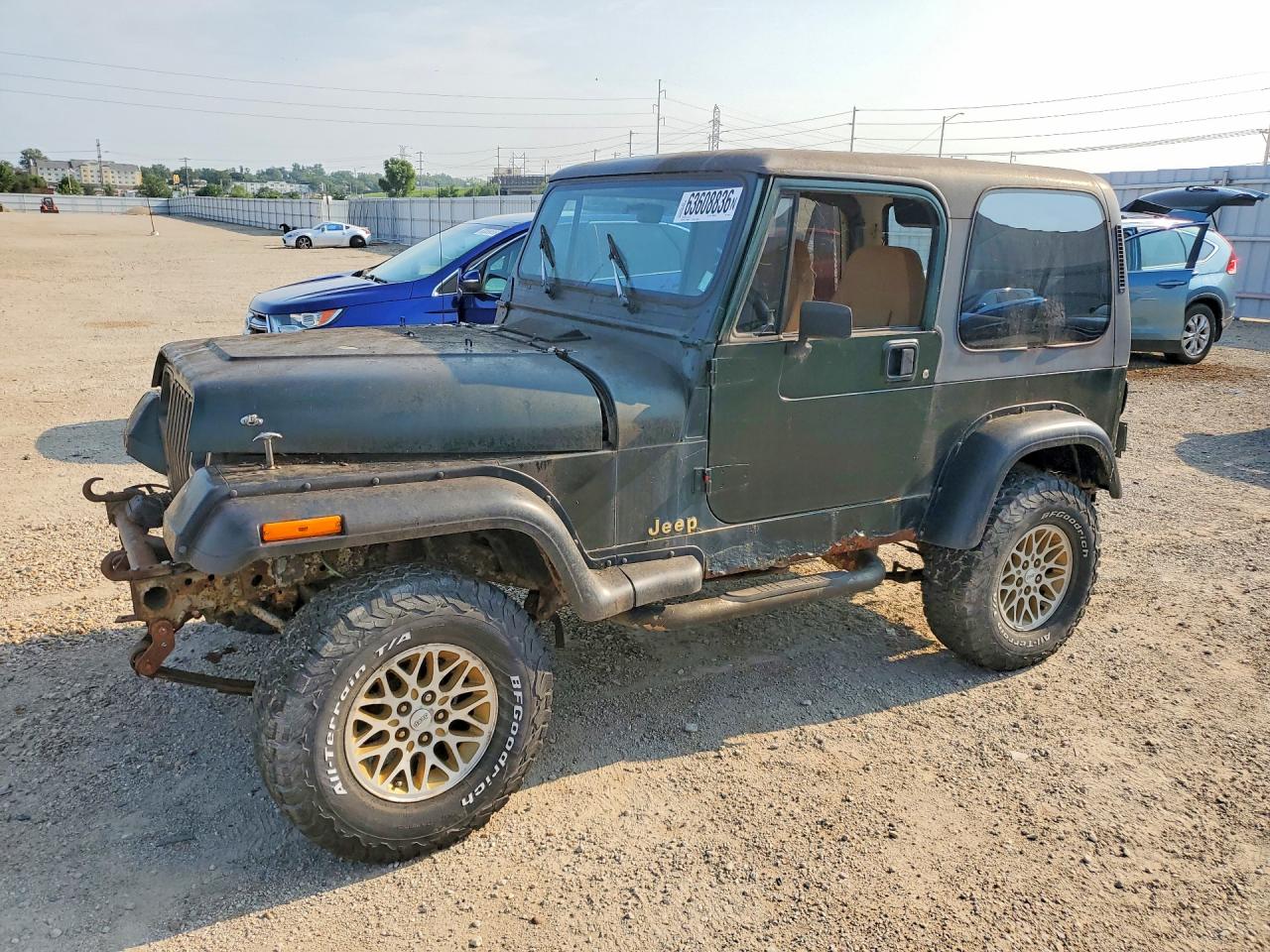1995 Jeep Wrangler / Yj Green vin: 1J4FY19P0SP263067