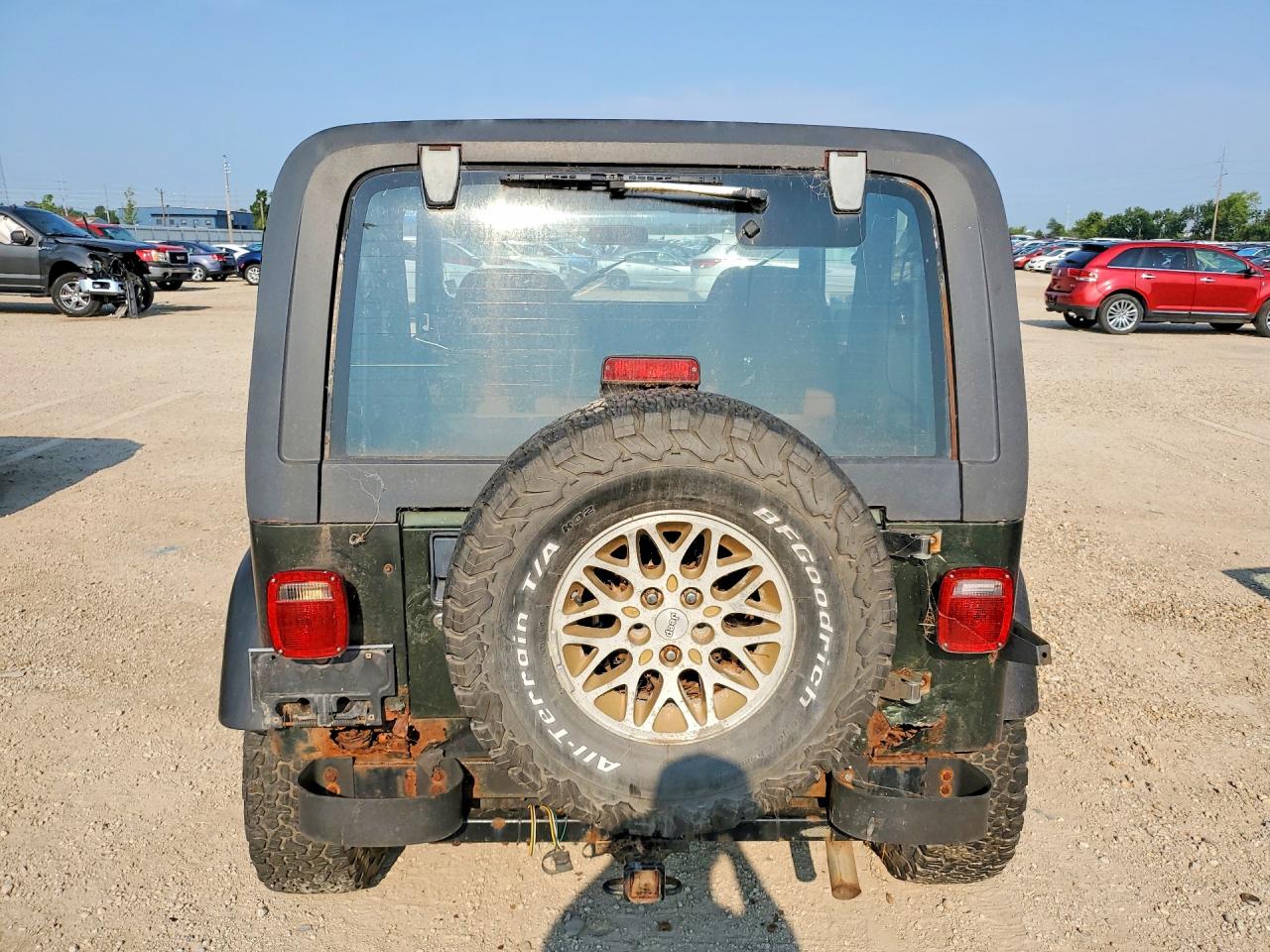 1995 Jeep Wrangler / Yj Green vin: 1J4FY19P0SP263067