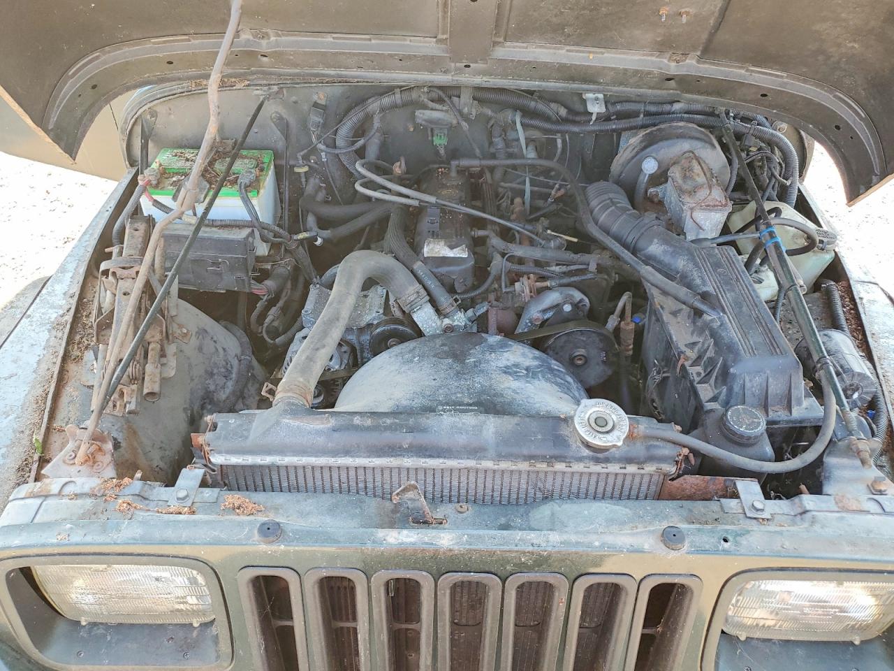 1995 Jeep Wrangler / Yj Green vin: 1J4FY19P0SP263067