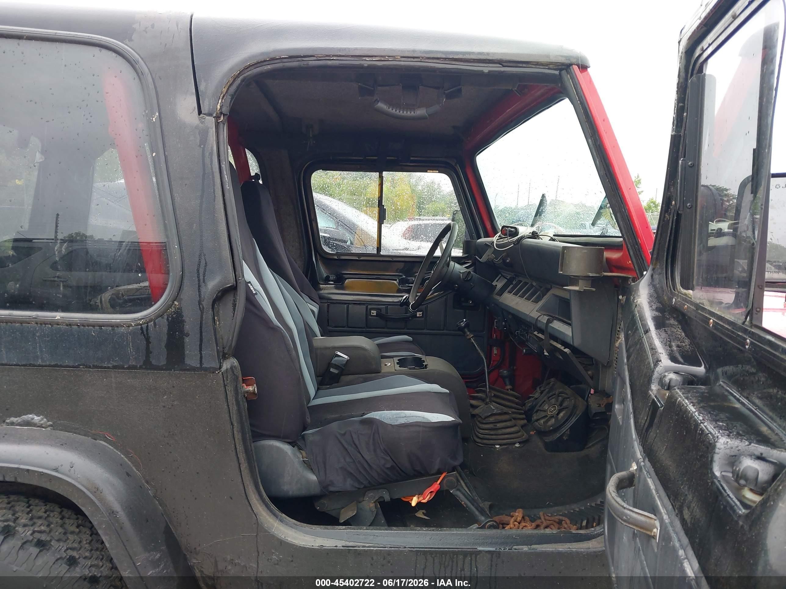 1993 Jeep Wrangler / Yj S Red vin: 1J4FY19P1PP207596