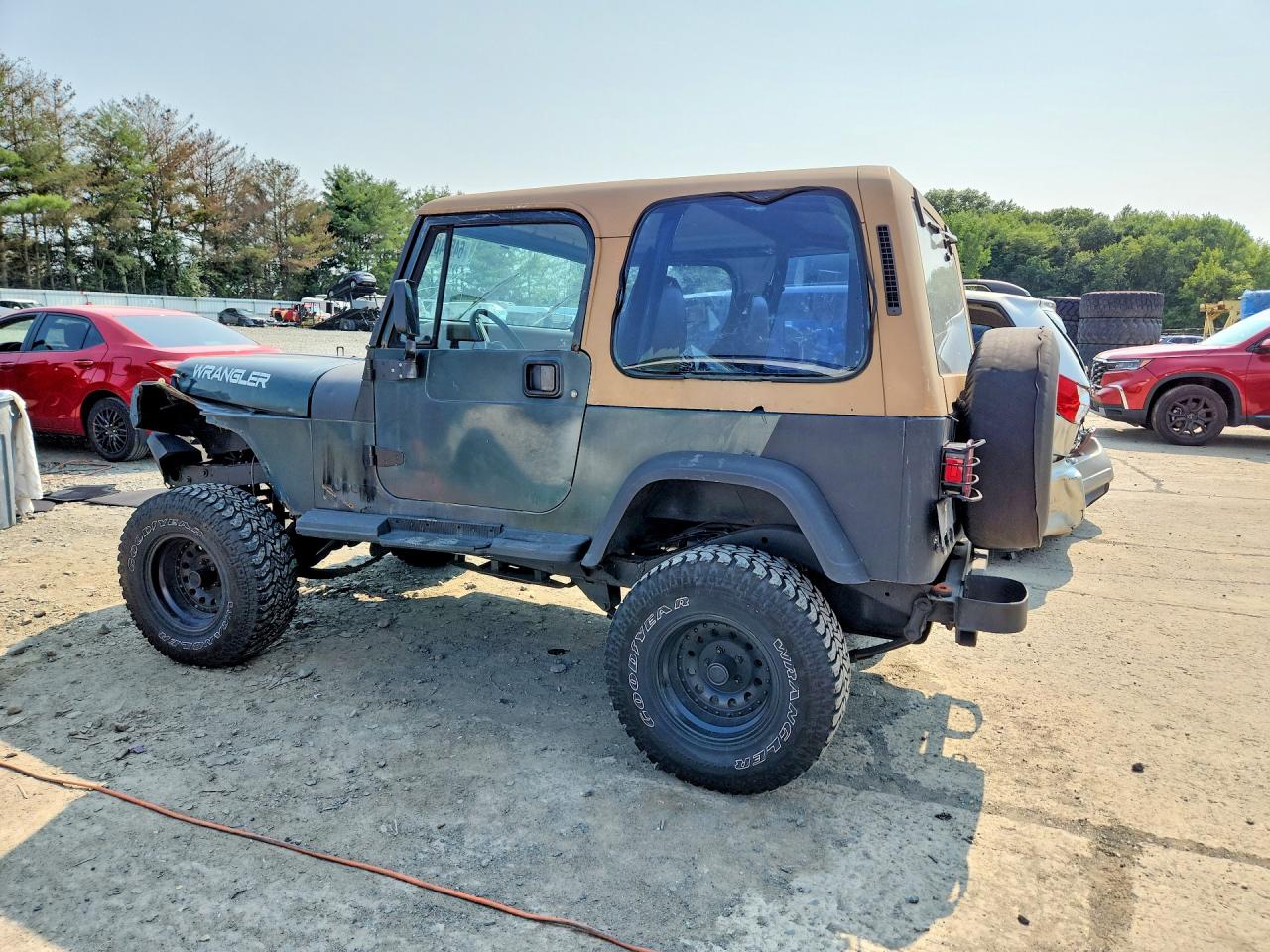 1994 Jeep Wrangler / Yj S Green vin: 1J4FY19P1RP417313