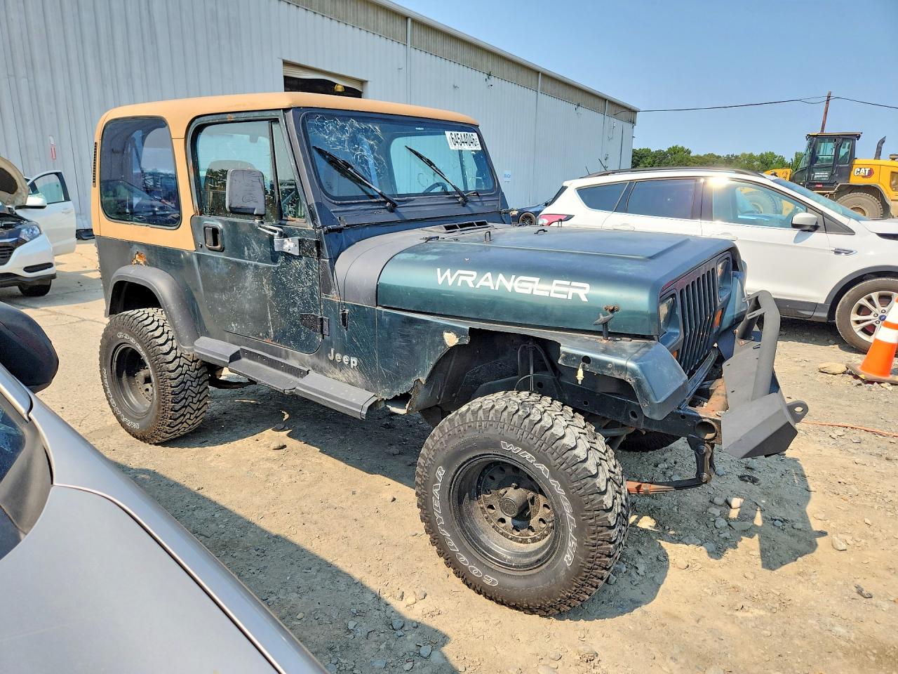 1994 Jeep Wrangler / Yj S Green vin: 1J4FY19P1RP417313