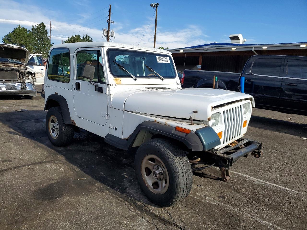1994 Jeep Wrangler / Yj S White vin: 1J4FY19P2RP407101