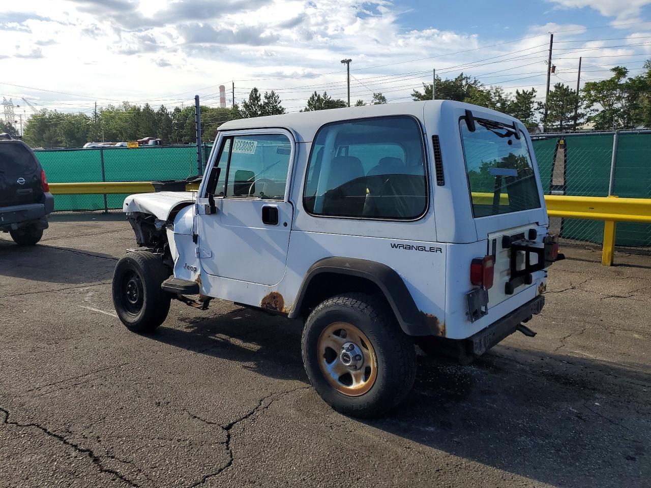 1994 Jeep Wrangler / Yj S White vin: 1J4FY19P2RP407101