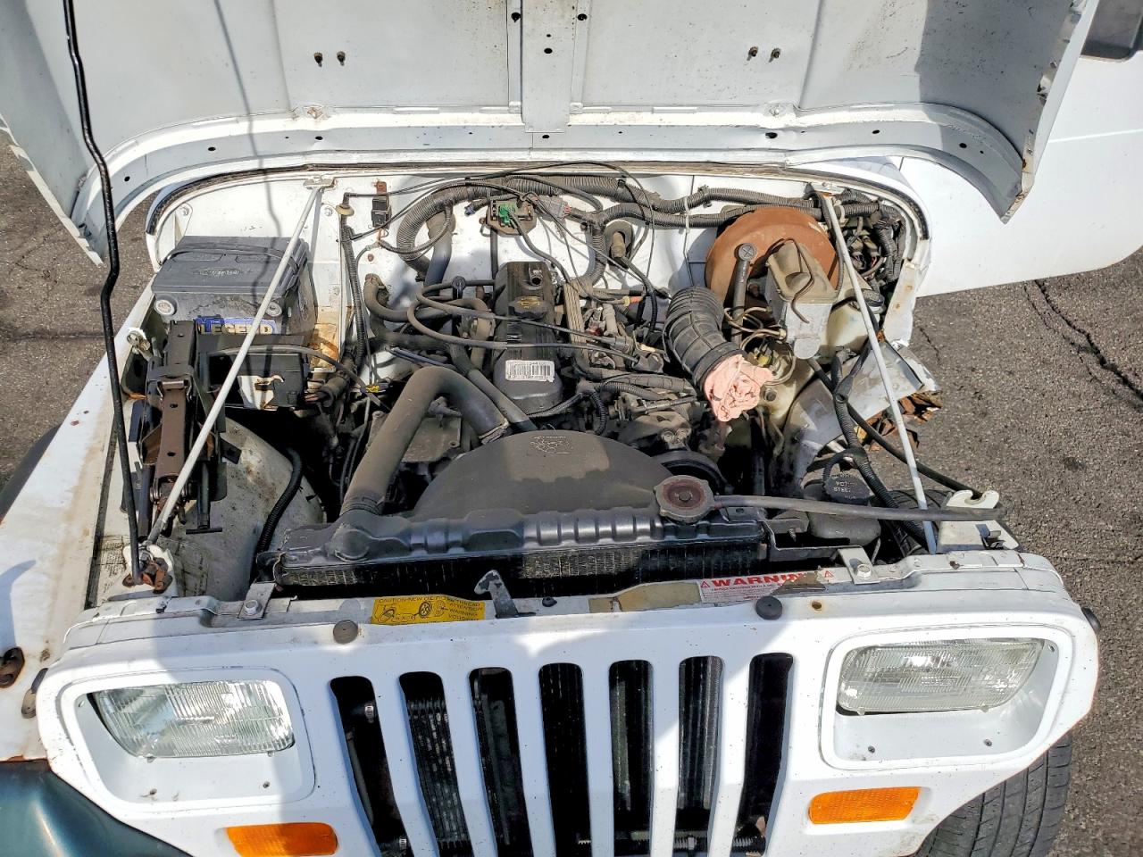 1994 Jeep Wrangler / Yj S White vin: 1J4FY19P2RP407101