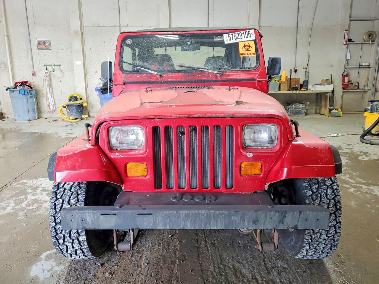 1994 Jeep Wrangler / Yj S Red vin: 1J4FY19P2RP410788