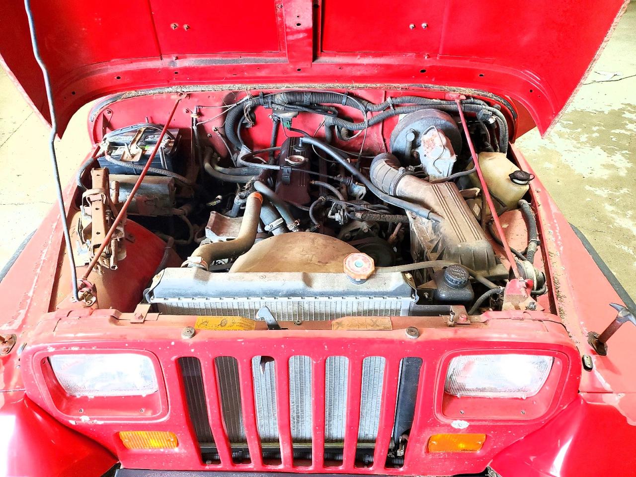 1994 Jeep Wrangler / Yj S Red vin: 1J4FY19P2RP410788