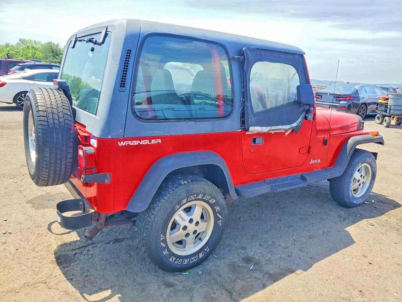 1995 Jeep Wrangler / Yj S Red vin: 1J4FY19P2SP298242