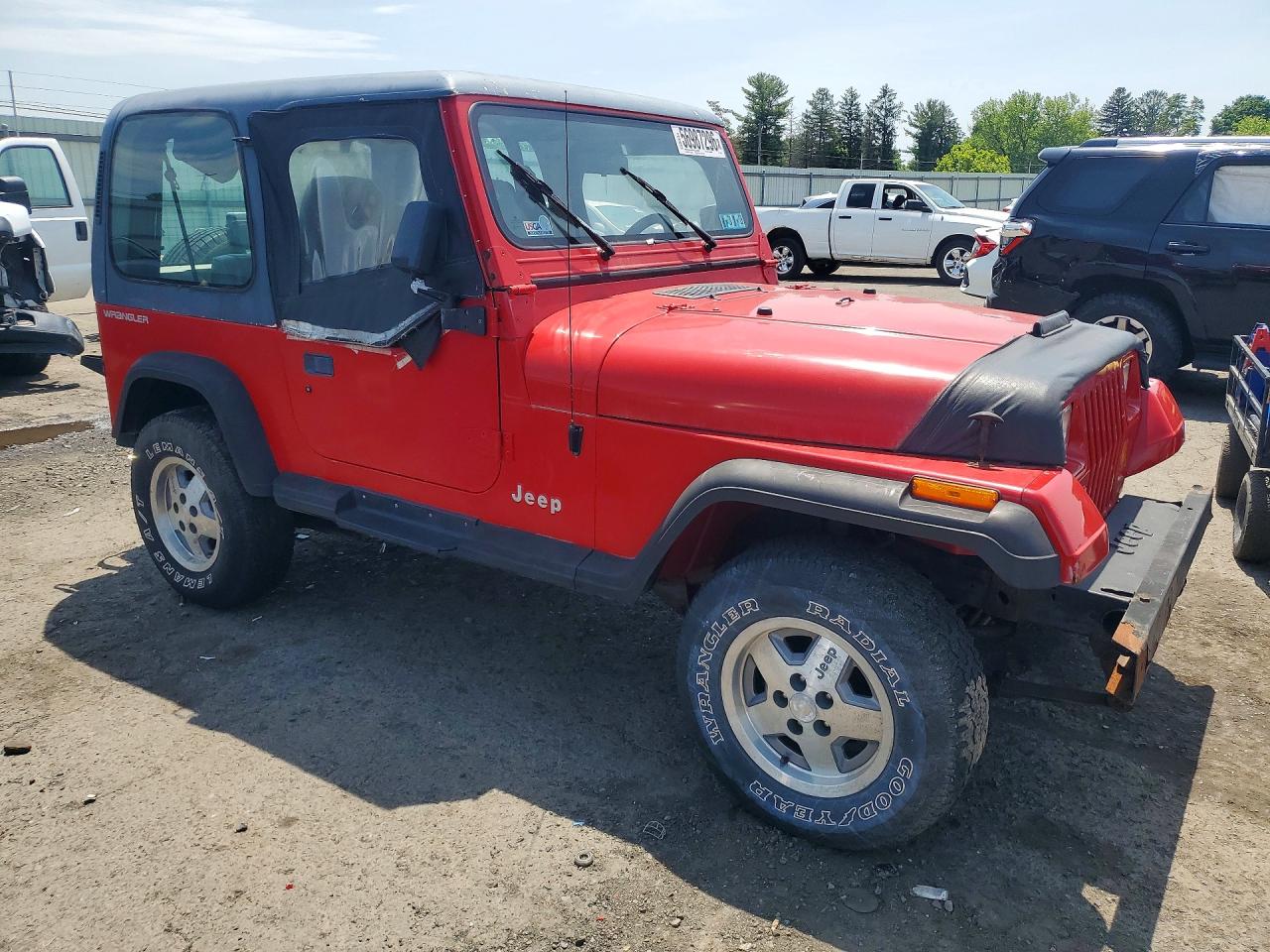 1995 Jeep Wrangler / Yj S Red vin: 1J4FY19P2SP298242