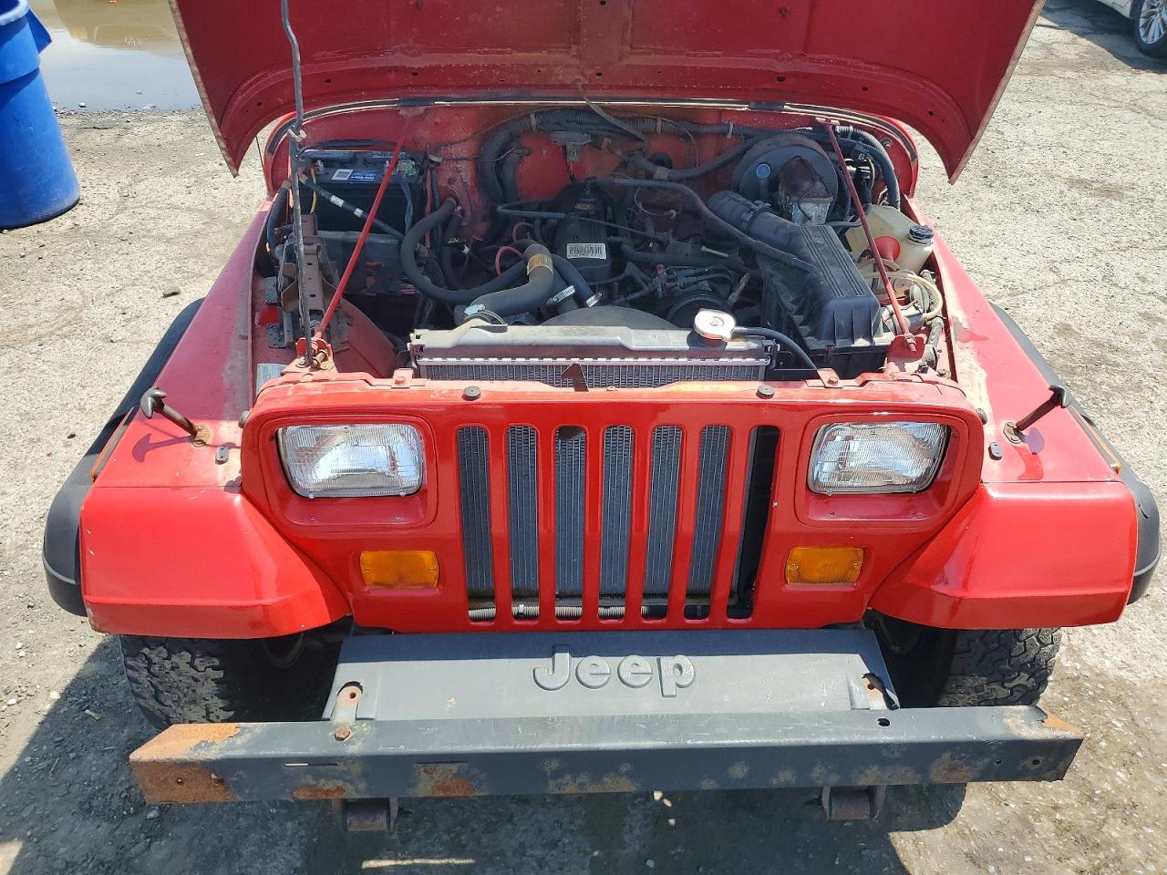 1995 Jeep Wrangler / Yj S Red vin: 1J4FY19P2SP298242