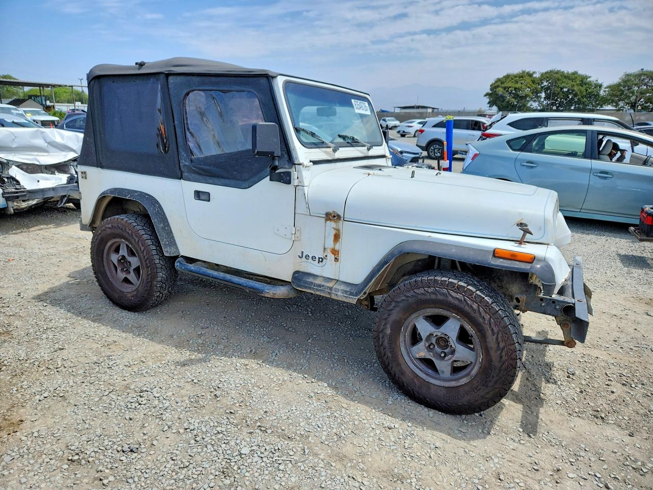 1993 Jeep Wrangler / Yj S White vin: 1J4FY19P3PP219989