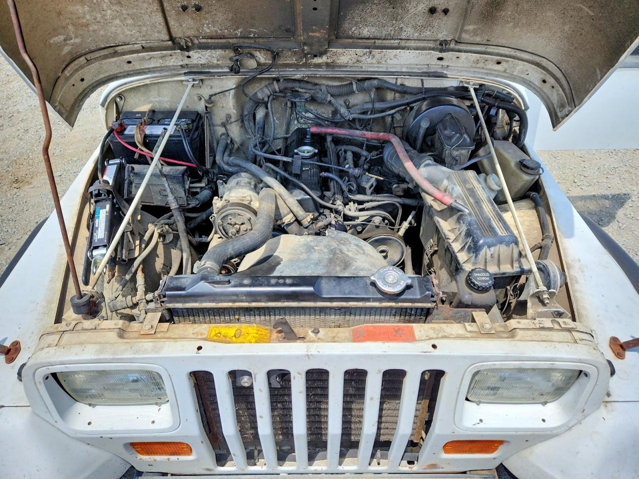 1993 Jeep Wrangler / Yj S White vin: 1J4FY19P3PP219989