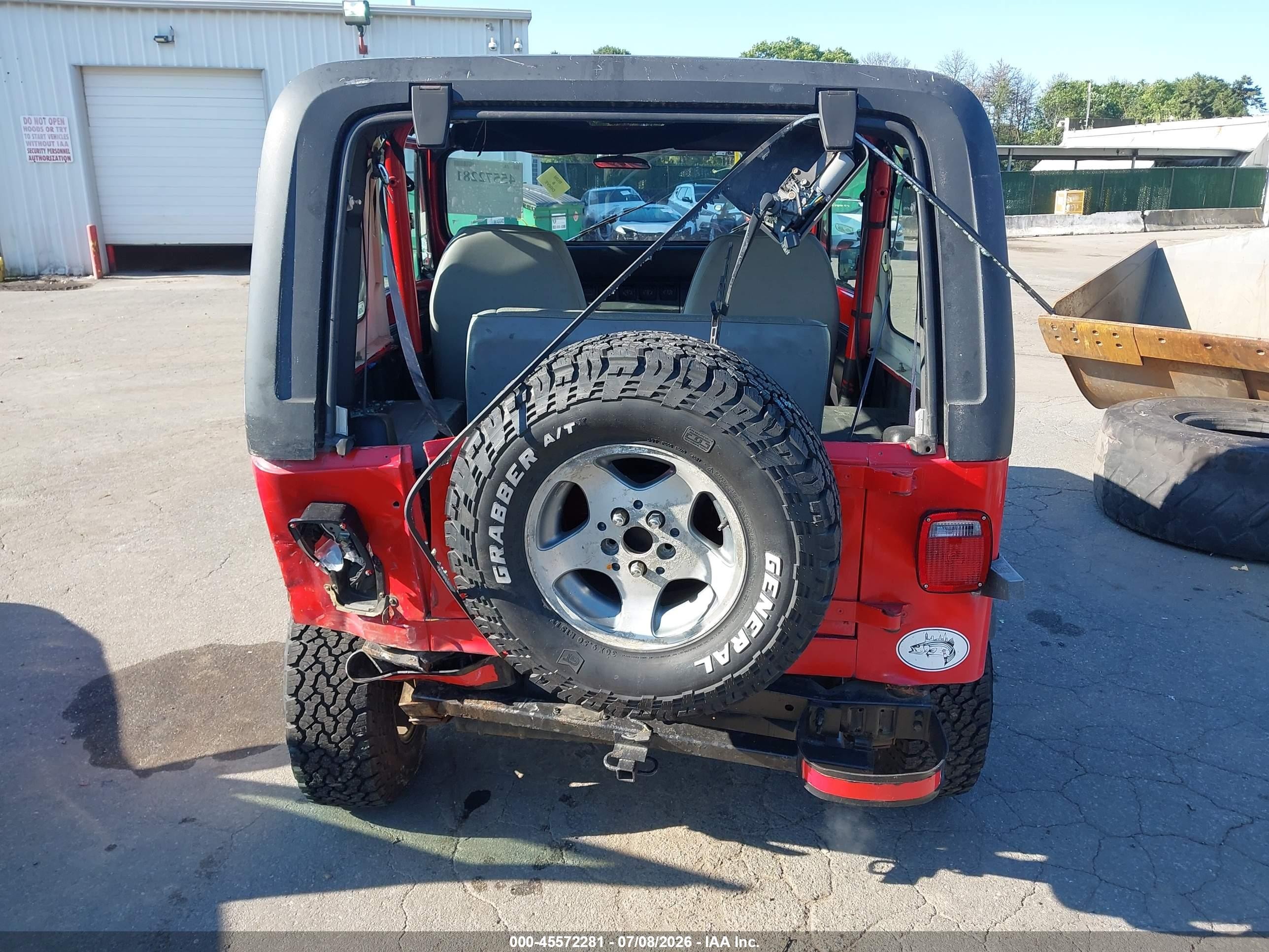 1993 Jeep Wrangler / Yj S Красный vin: 1J4FY19P3PP221399