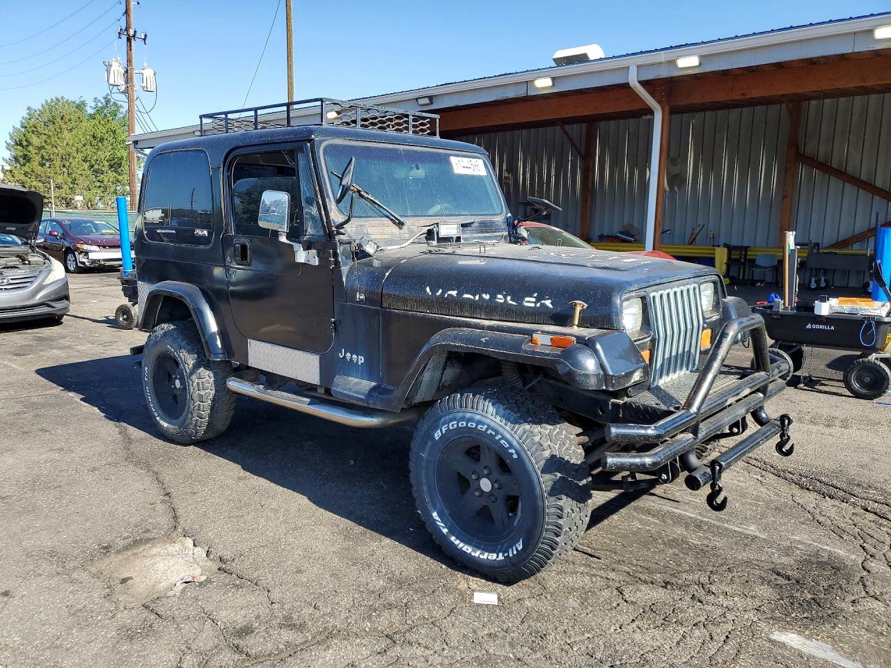 1994 Jeep Wrangler / Yj S Black vin: 1J4FY19P3RP421489