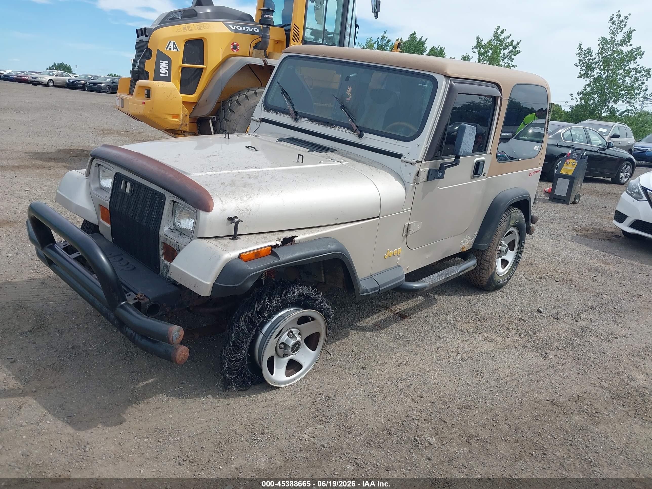 1995 Jeep Wrangler / Yj S/rio Grande Tan vin: 1J4FY19P3SP236543