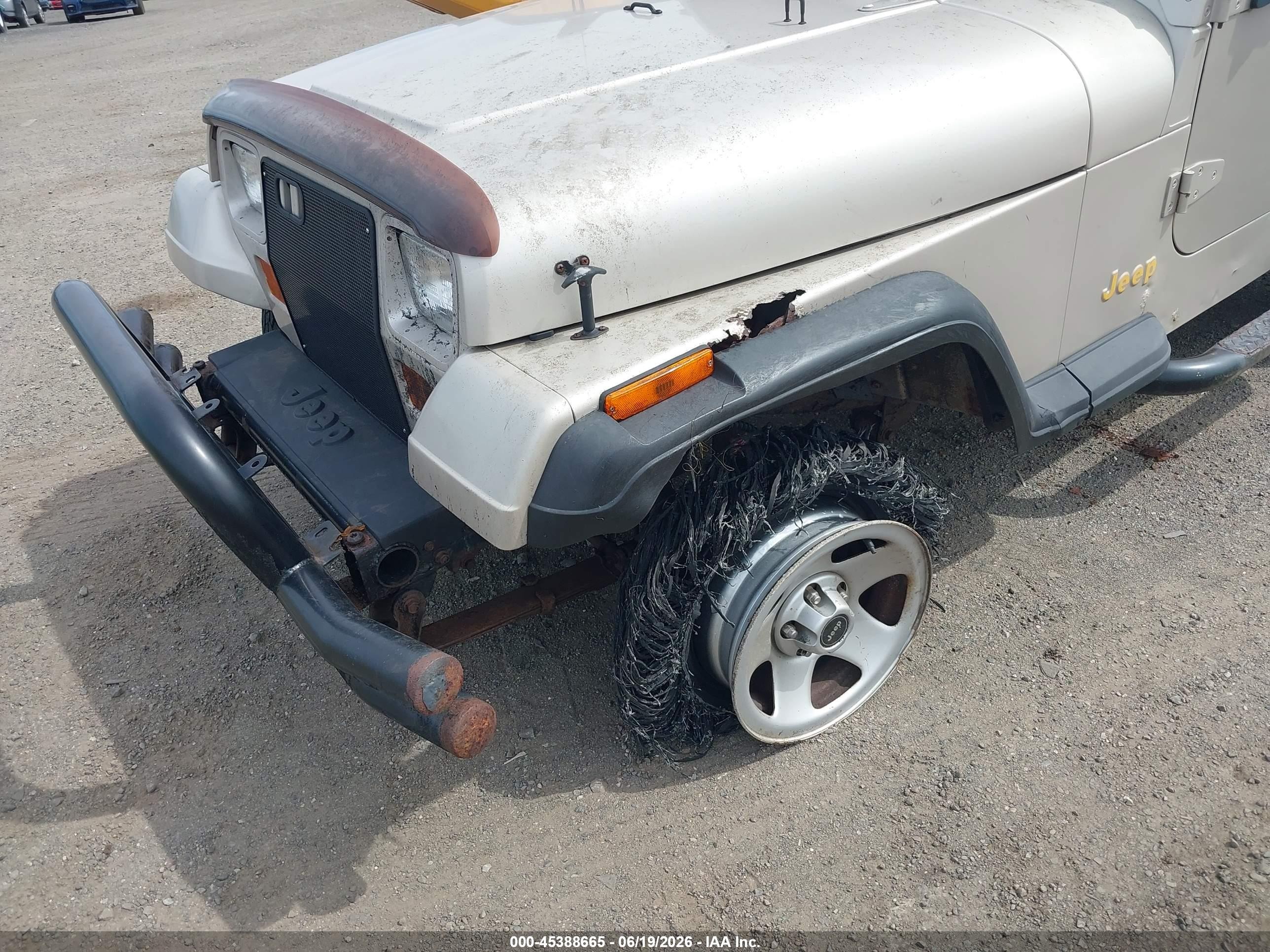 1995 Jeep Wrangler / Yj S/rio Grande Tan vin: 1J4FY19P3SP236543
