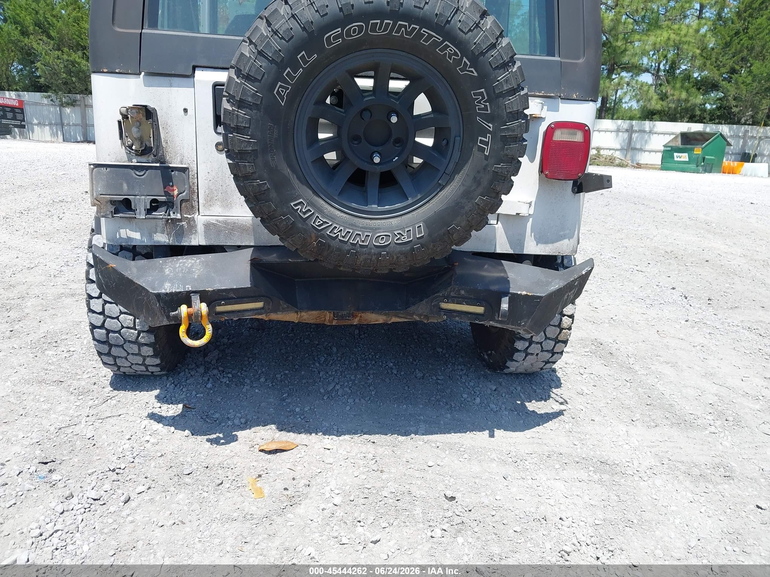 1995 Jeep Wrangler / Yj S/rio Grande White vin: 1J4FY19P3SP271664