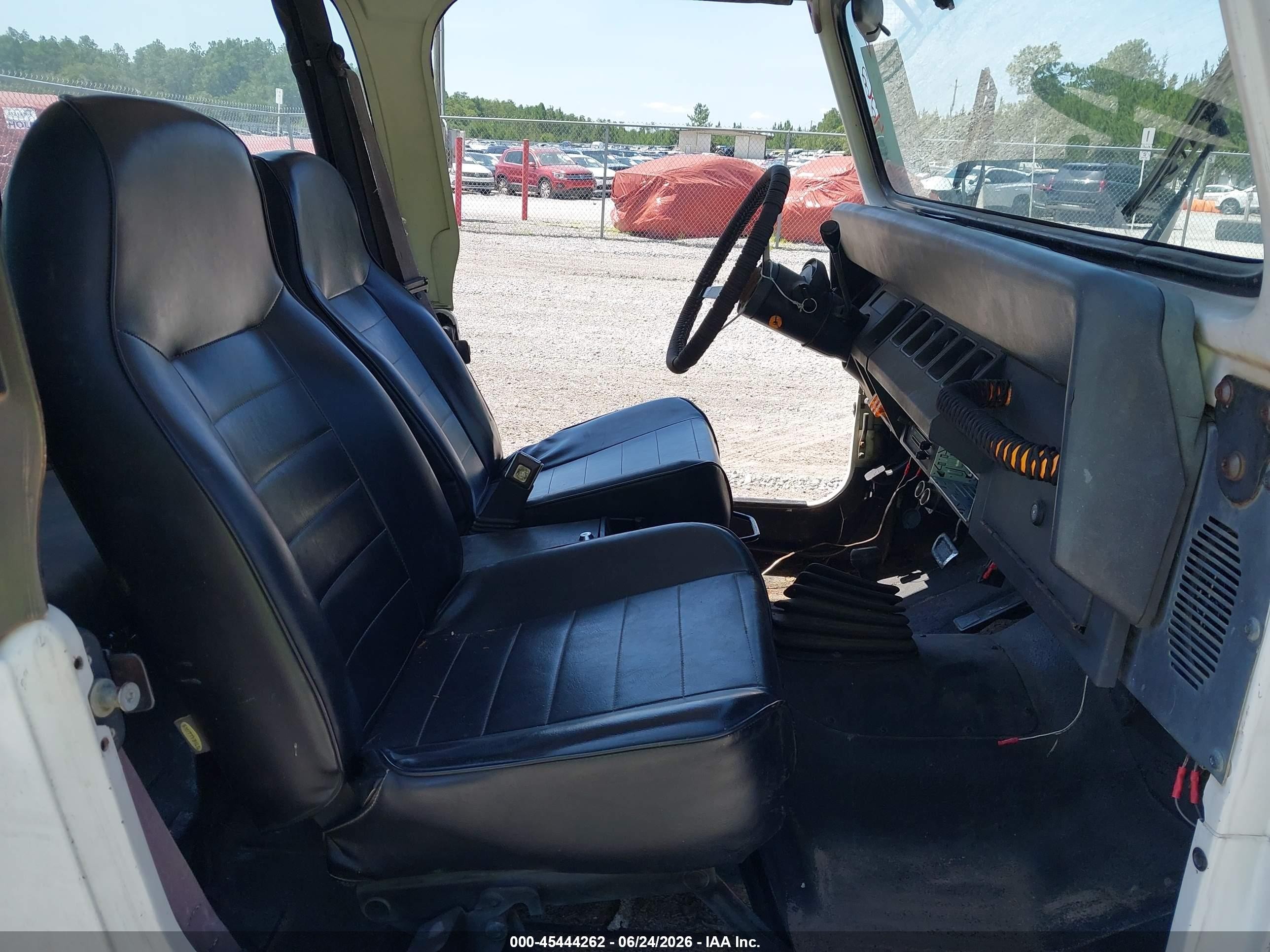 1995 Jeep Wrangler / Yj S/rio Grande White vin: 1J4FY19P3SP271664