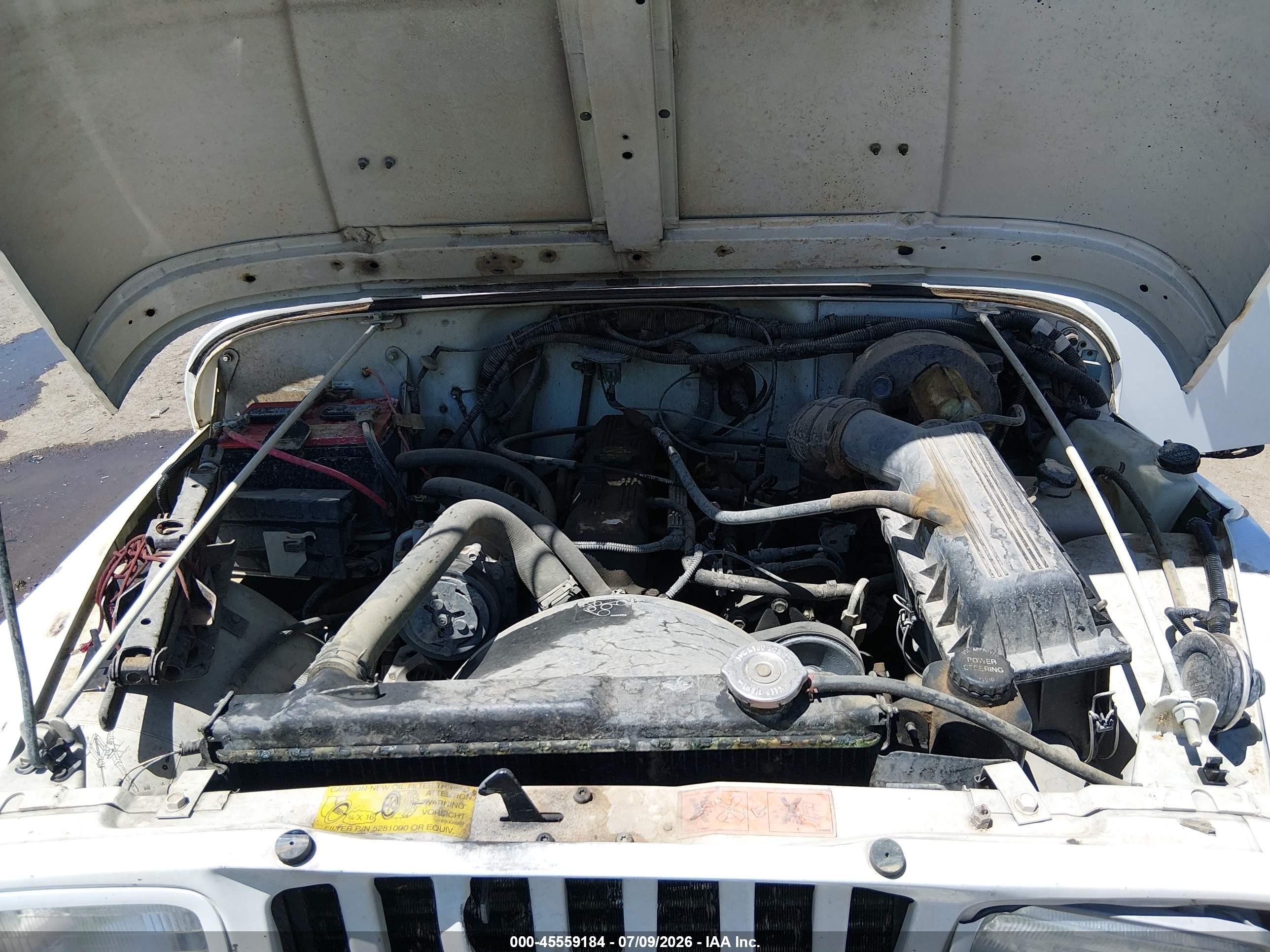 1994 Jeep Wrangler / Yj S White vin: 1J4FY19P4RP406452