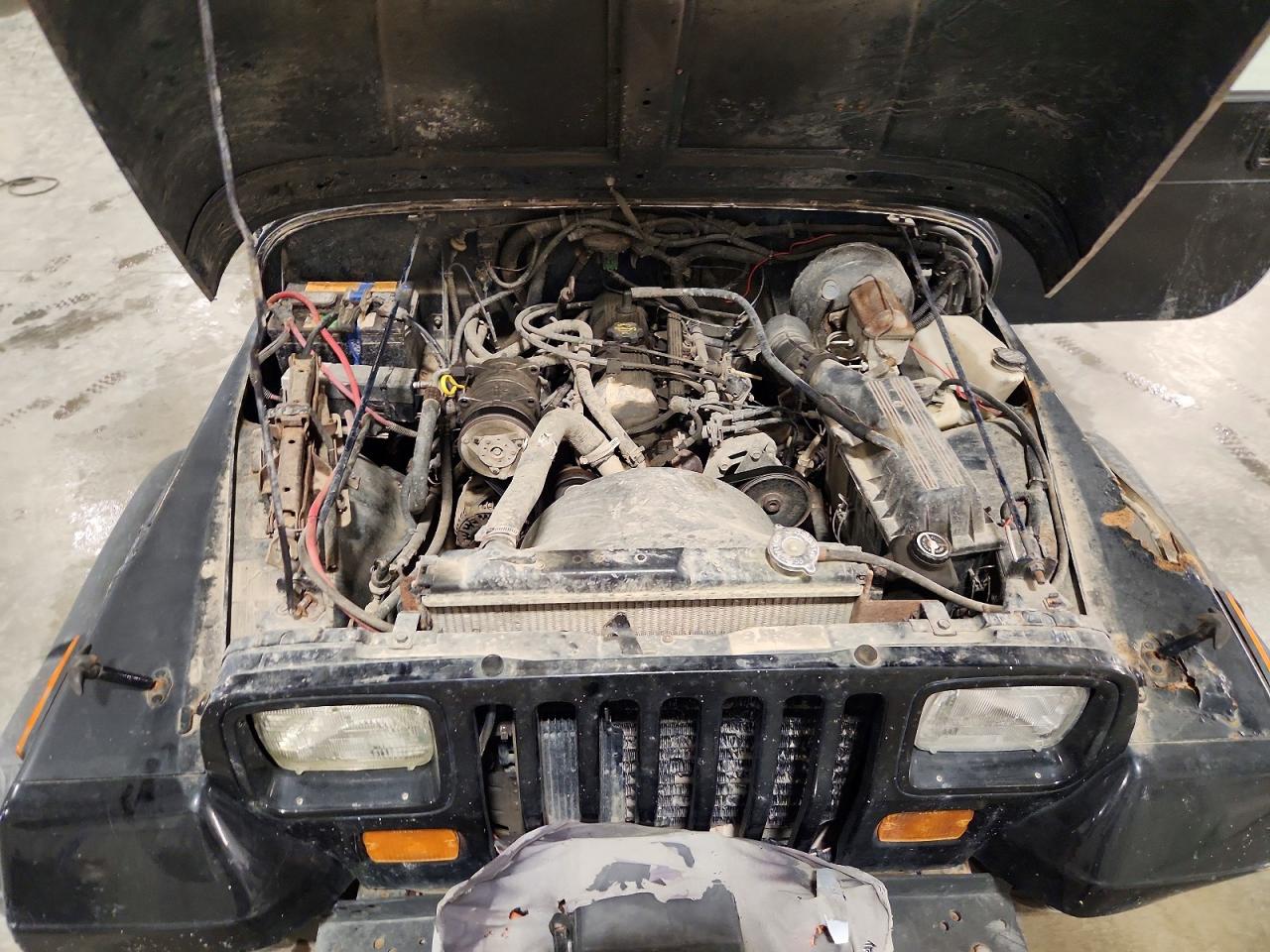 1995 Jeep Wrangler / Yj S Черный vin: 1J4FY19P4SP236891