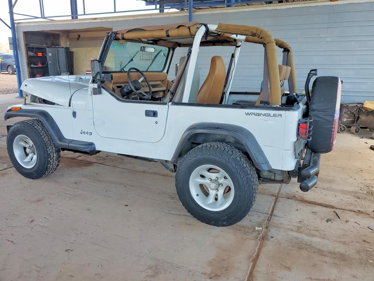 1995 Jeep Wrangler / Yj S White vin: 1J4FY19P4SP260446