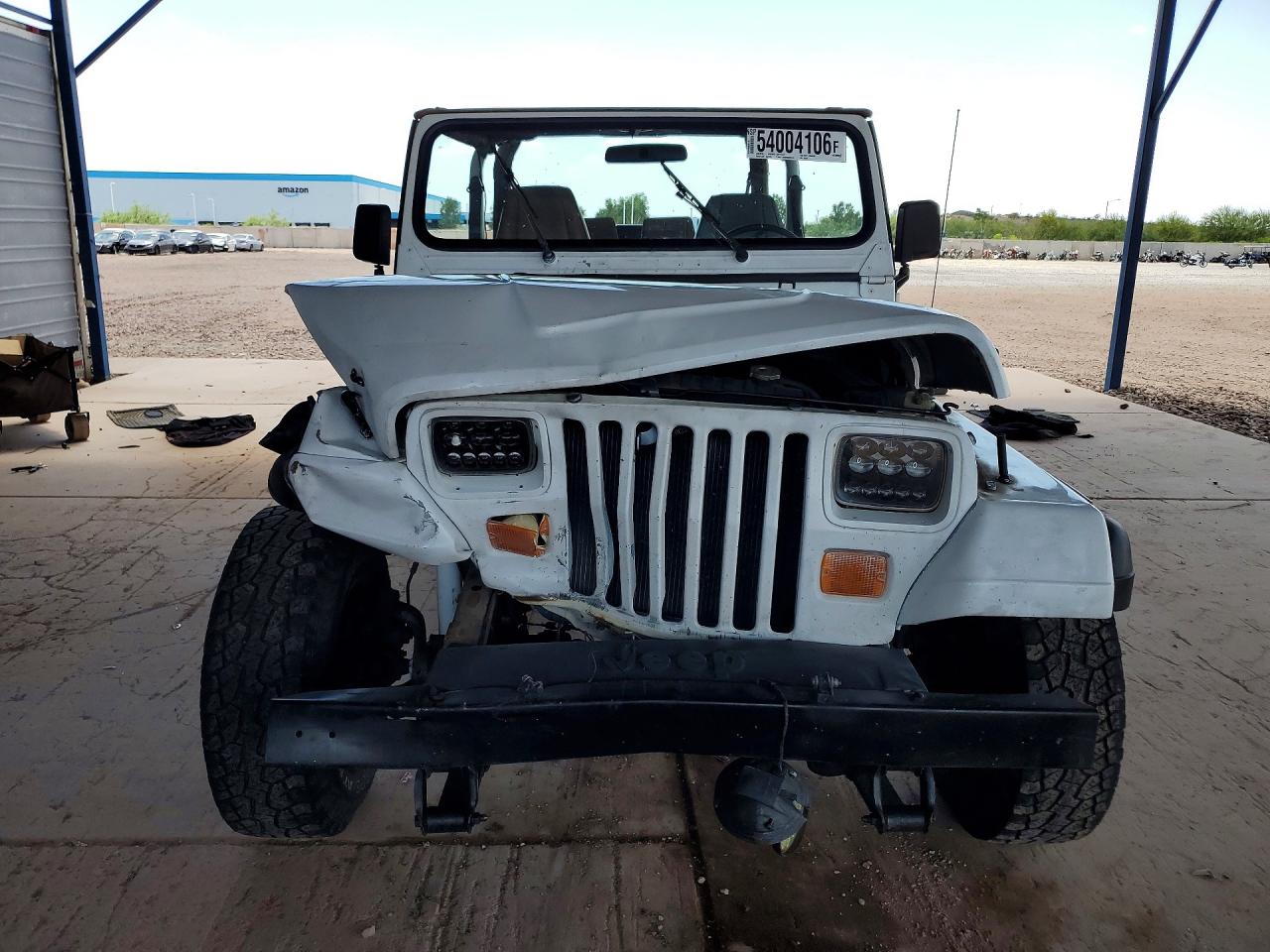 1995 Jeep Wrangler / Yj S White vin: 1J4FY19P4SP260446