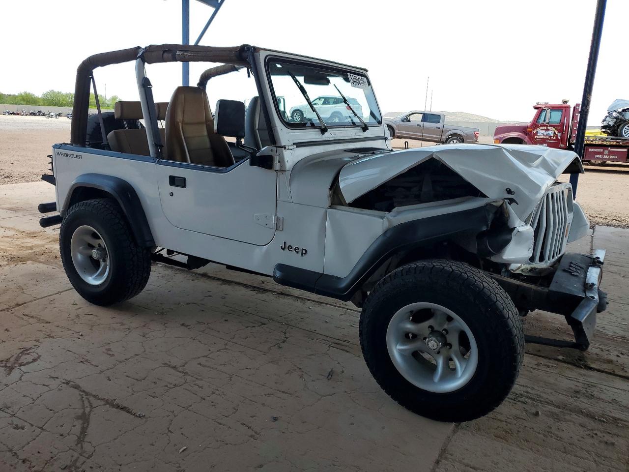 1995 Jeep Wrangler / Yj S White vin: 1J4FY19P4SP260446