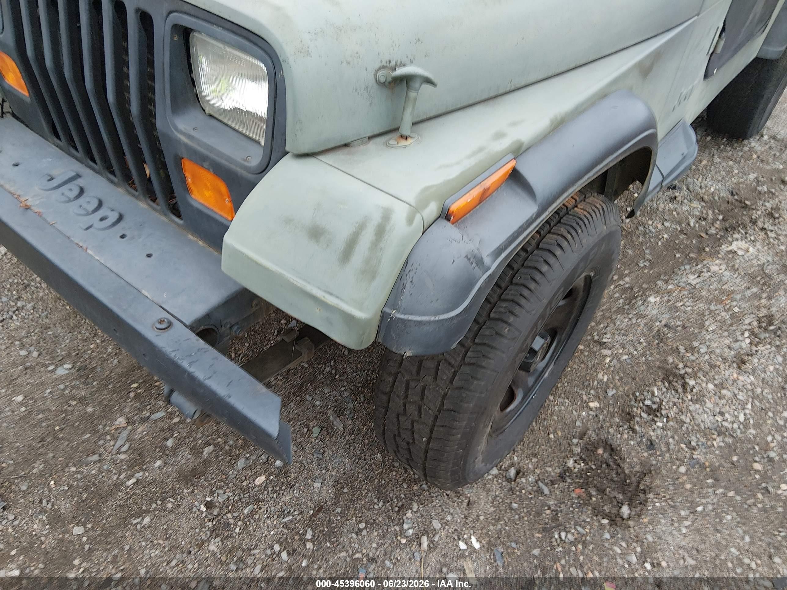 1995 Jeep Wrangler / Yj S/rio Grande Green vin: 1J4FY19P4SP273911