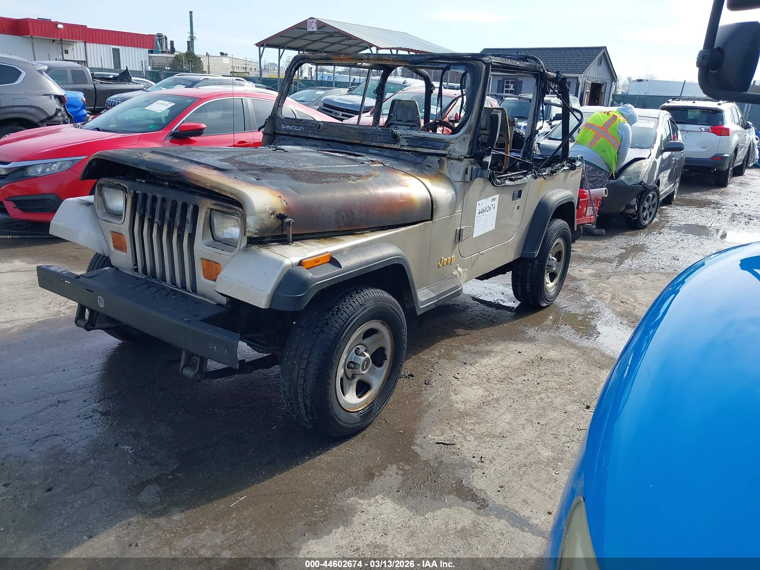 1995 Jeep Wrangler / Yj S/rio Grande Champagne vin: 1J4FY19P4SP290935