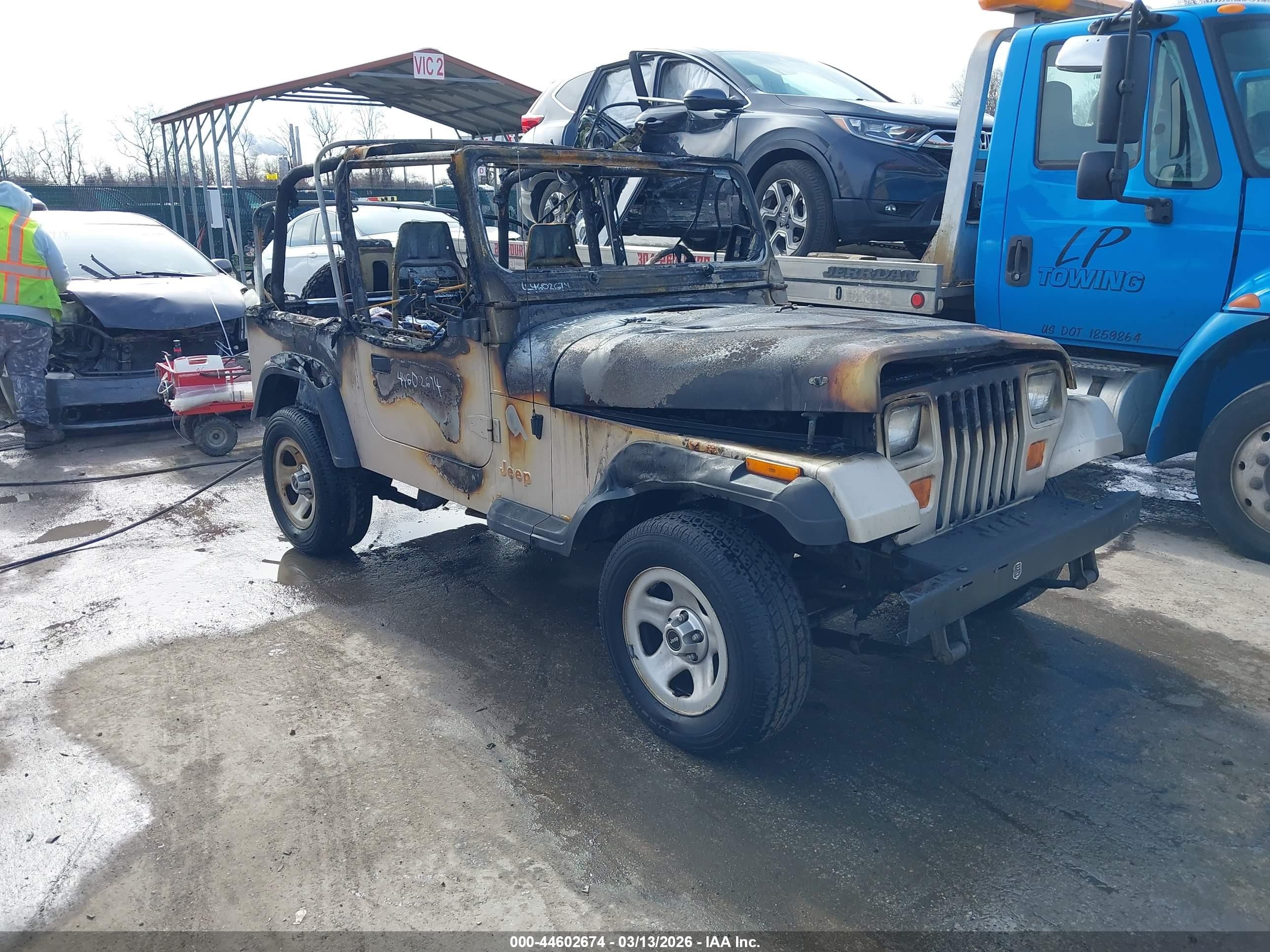 1995 Jeep Wrangler / Yj S/rio Grande Champagne vin: 1J4FY19P4SP290935