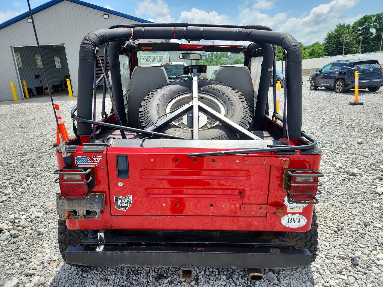 1994 Jeep Wrangler / Yj S Red vin: 1J4FY19P5RP438312