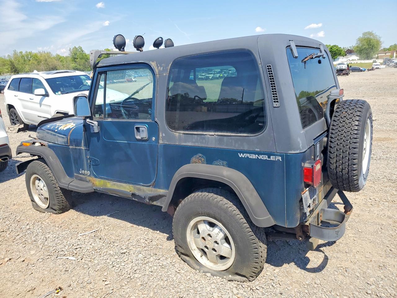 1995 Jeep Wrangler Green vin: 1J4FY19P5SP266062
