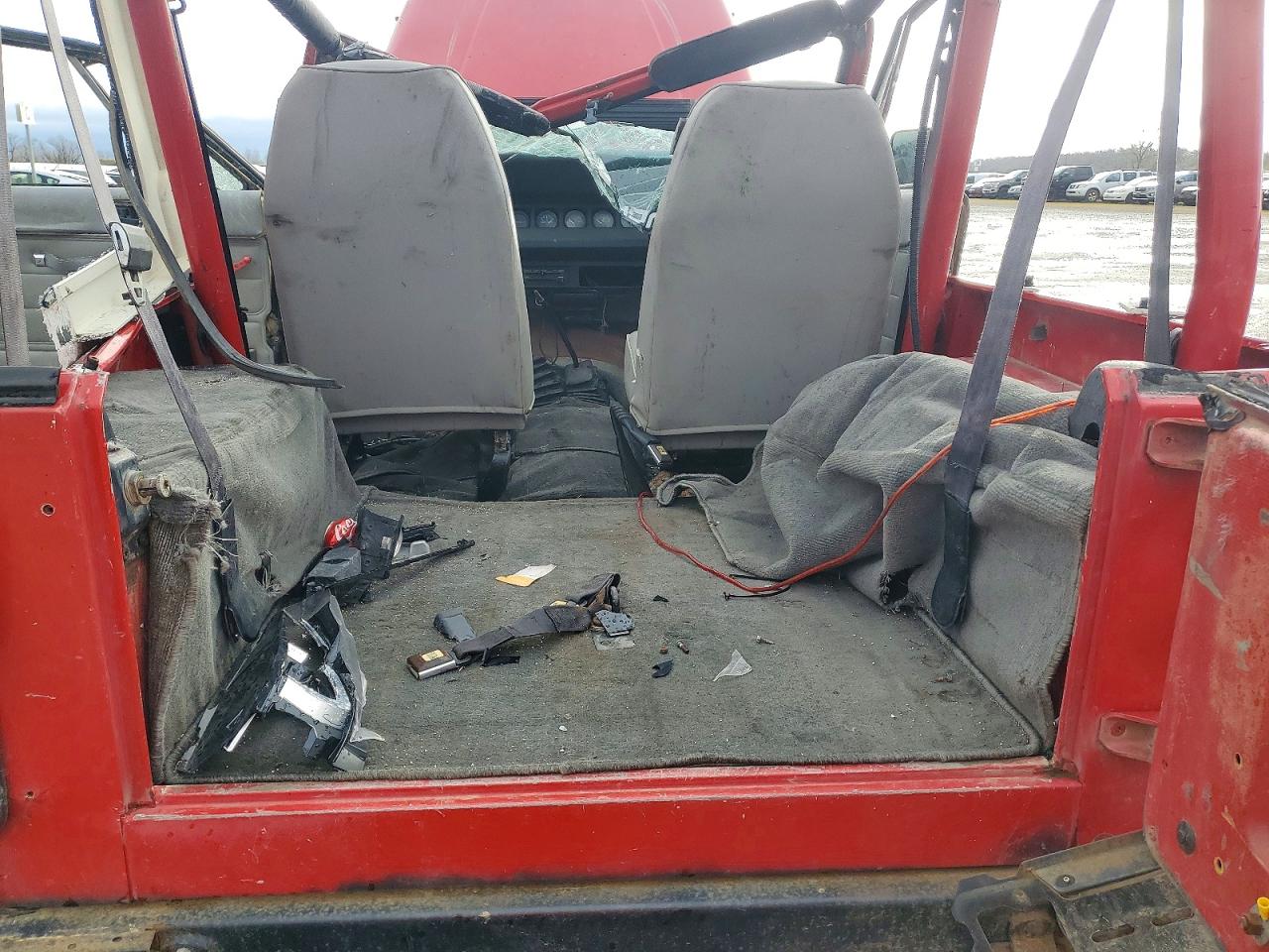 1993 Jeep Wrangler / Yj S Red vin: 1J4FY19P6PP206492