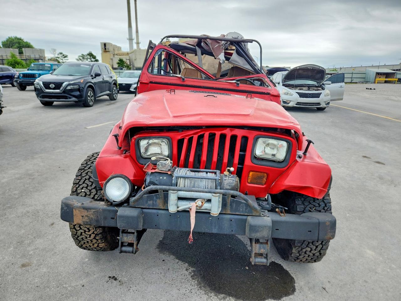 1994 Jeep Wrangler / Yj S Red vin: 1J4FY19P6RP406484